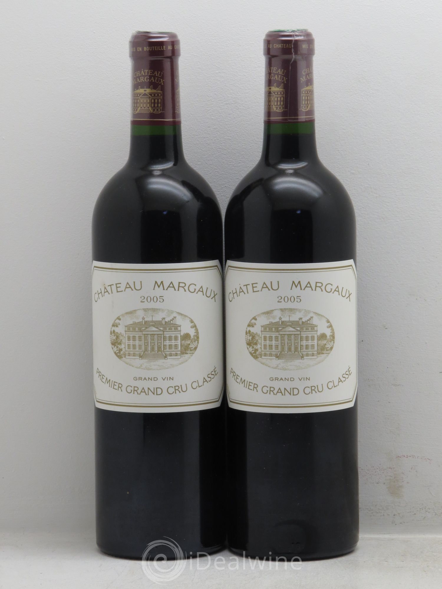 Château Margaux 1er Grand Cru Classé 2005 - Lot de 2 bouteilles - 0