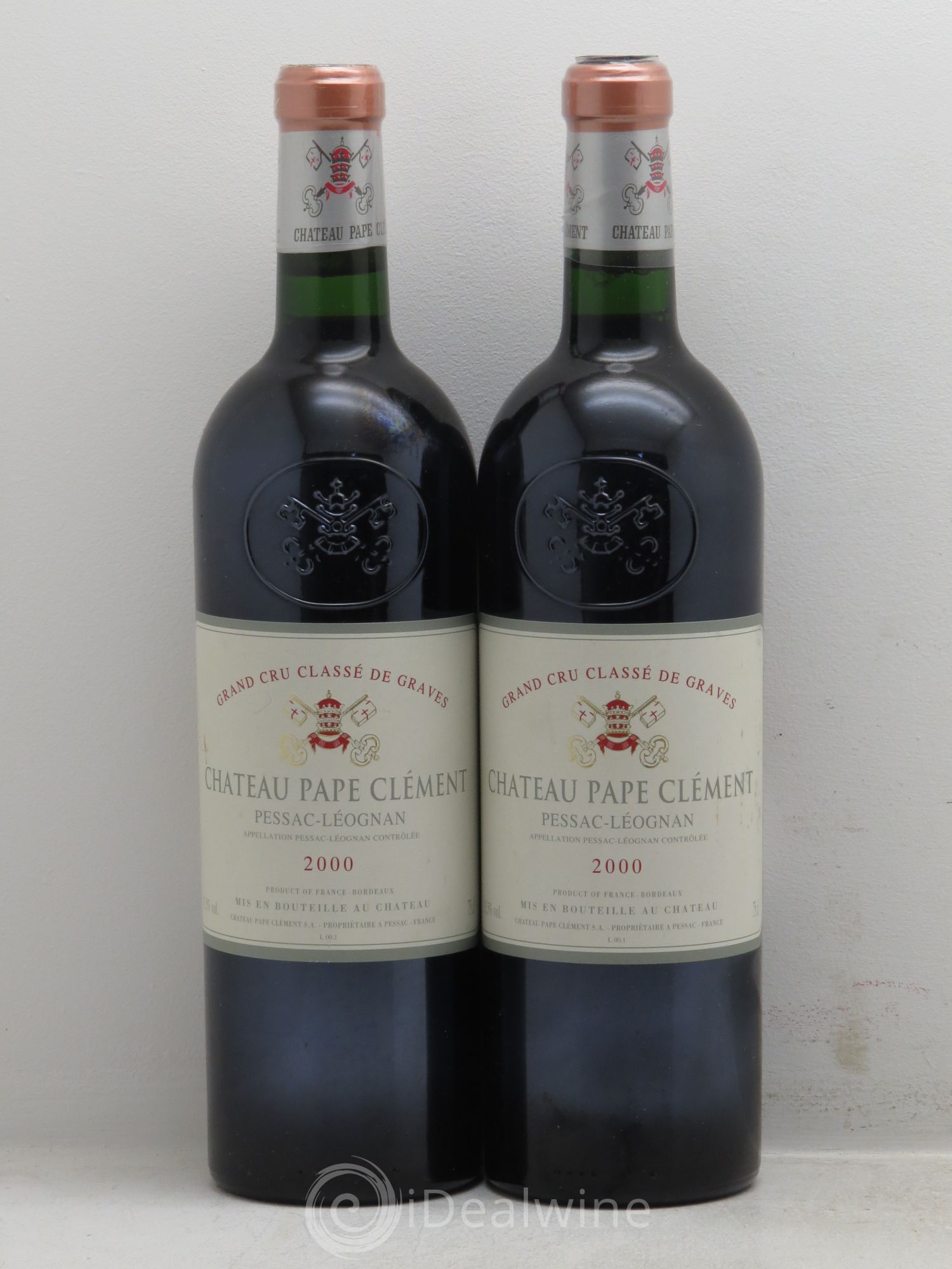 Château Pape Clément Cru Classé de Graves 2000 - Lot de 2 bouteilles - 0