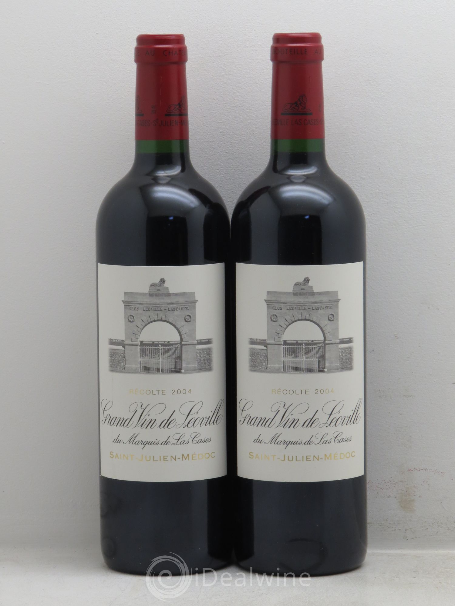 Château Léoville Las Cases 2ème Grand Cru Classé 2004 - Lot de 2 bouteilles - 0