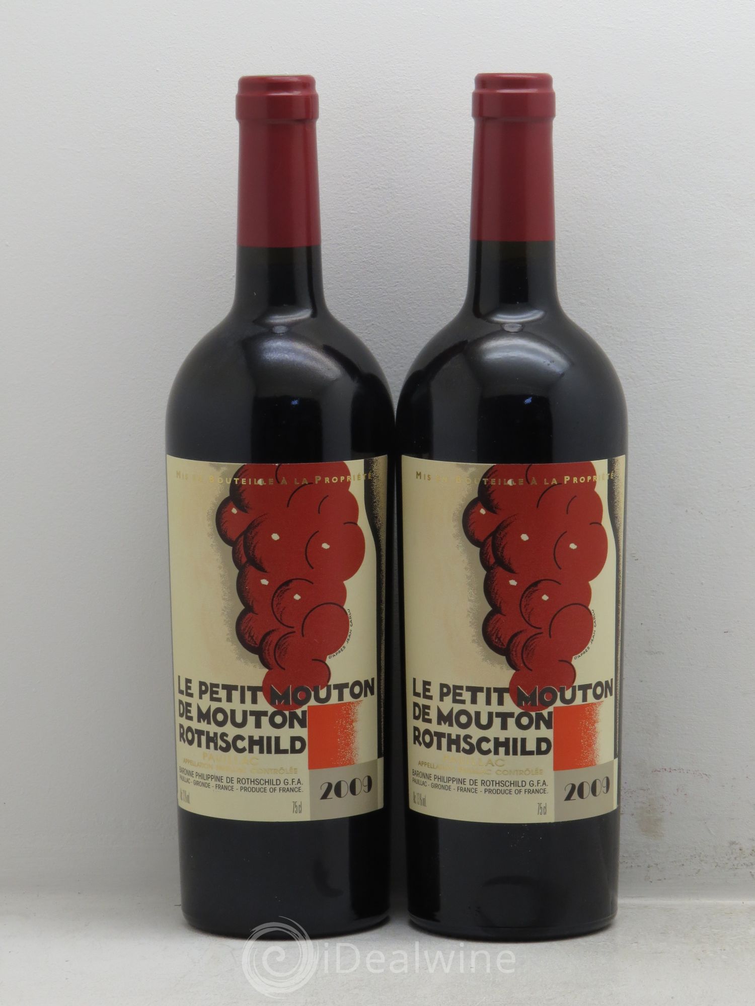 Petit Mouton Second Vin 2009 - Lot de 2 bouteilles - 0