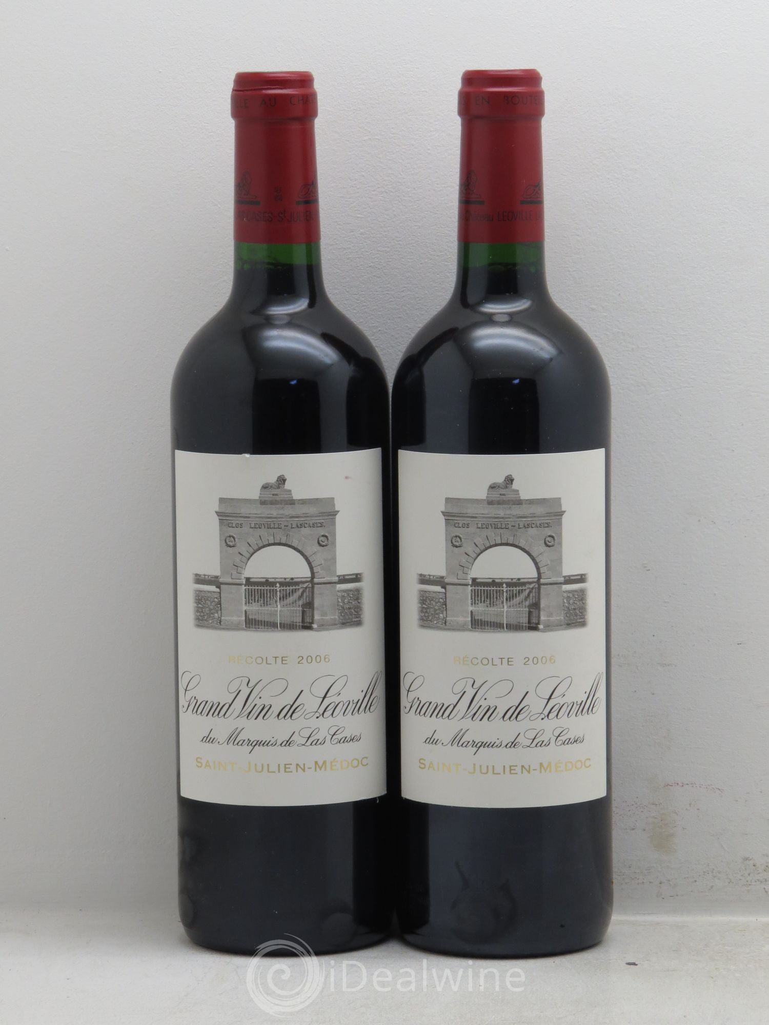 Château Léoville Las Cases 2ème Grand Cru Classé 2006 - Lot de 2 bouteilles - 0