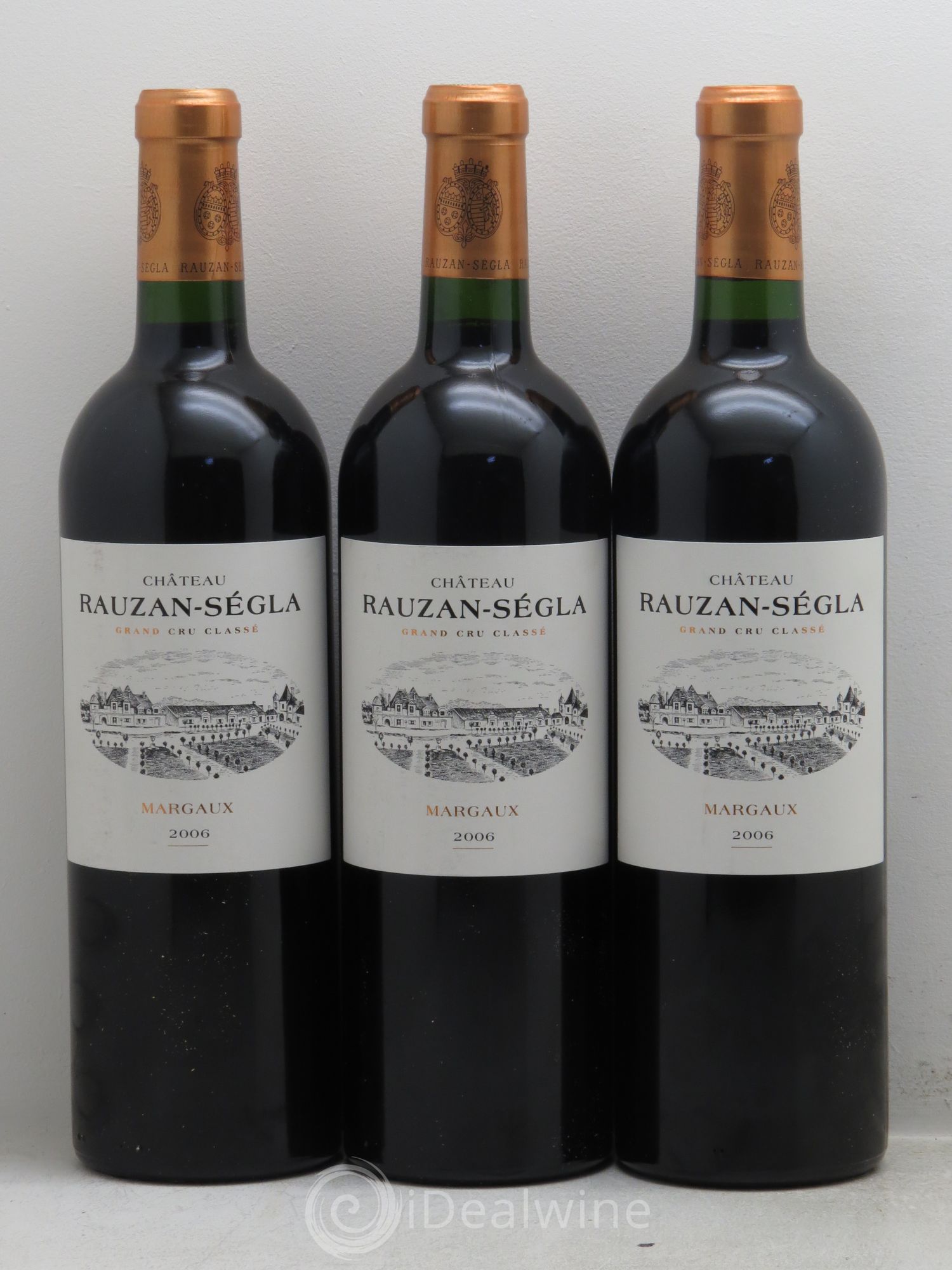 Château Rauzan Ségla Grand Cru Classé 2006 - Lot de 3 bouteilles - 0