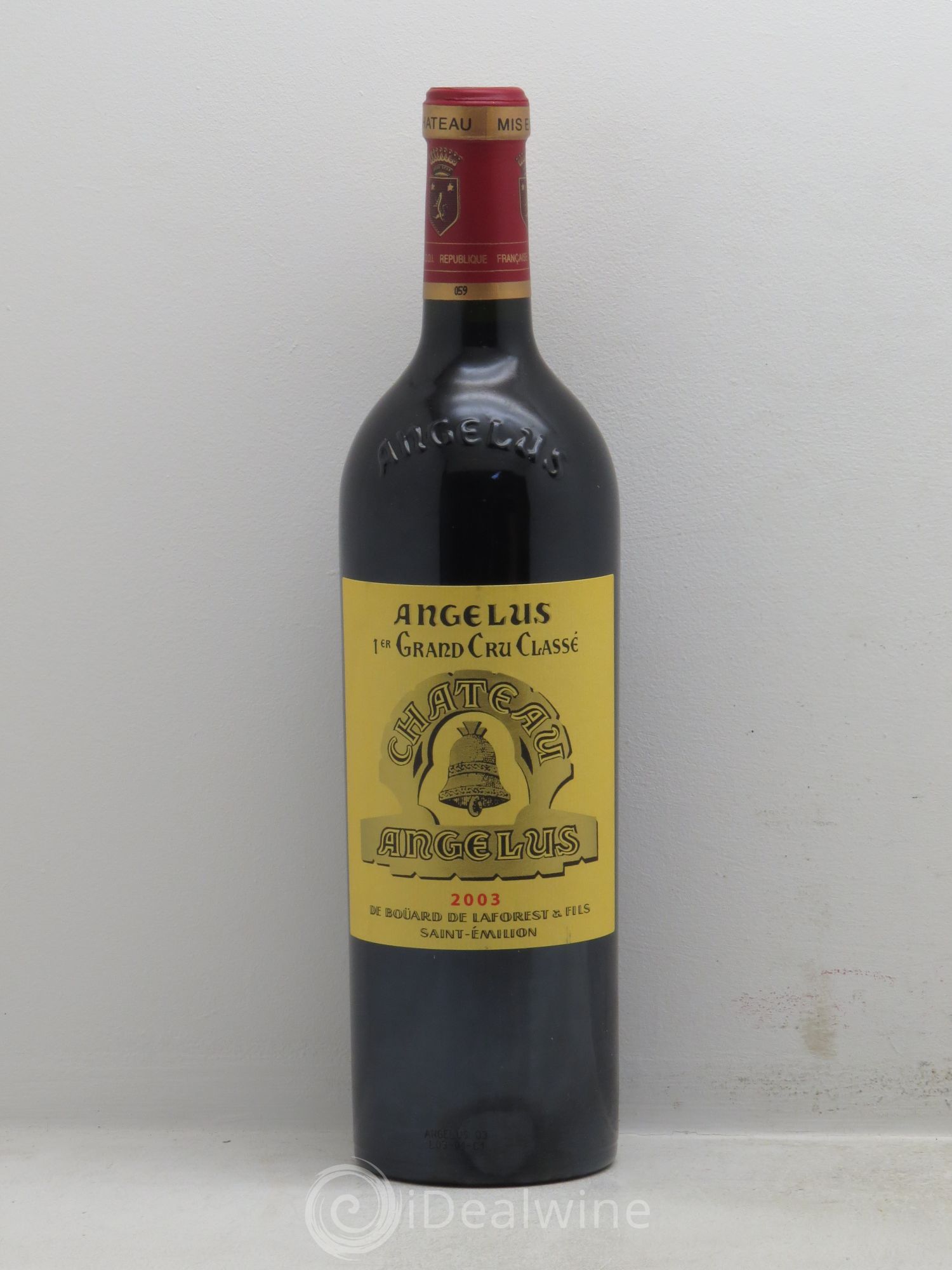 Château Angélus 1er Grand Cru Classé A 2003 - Lot de 1 bouteille - 0