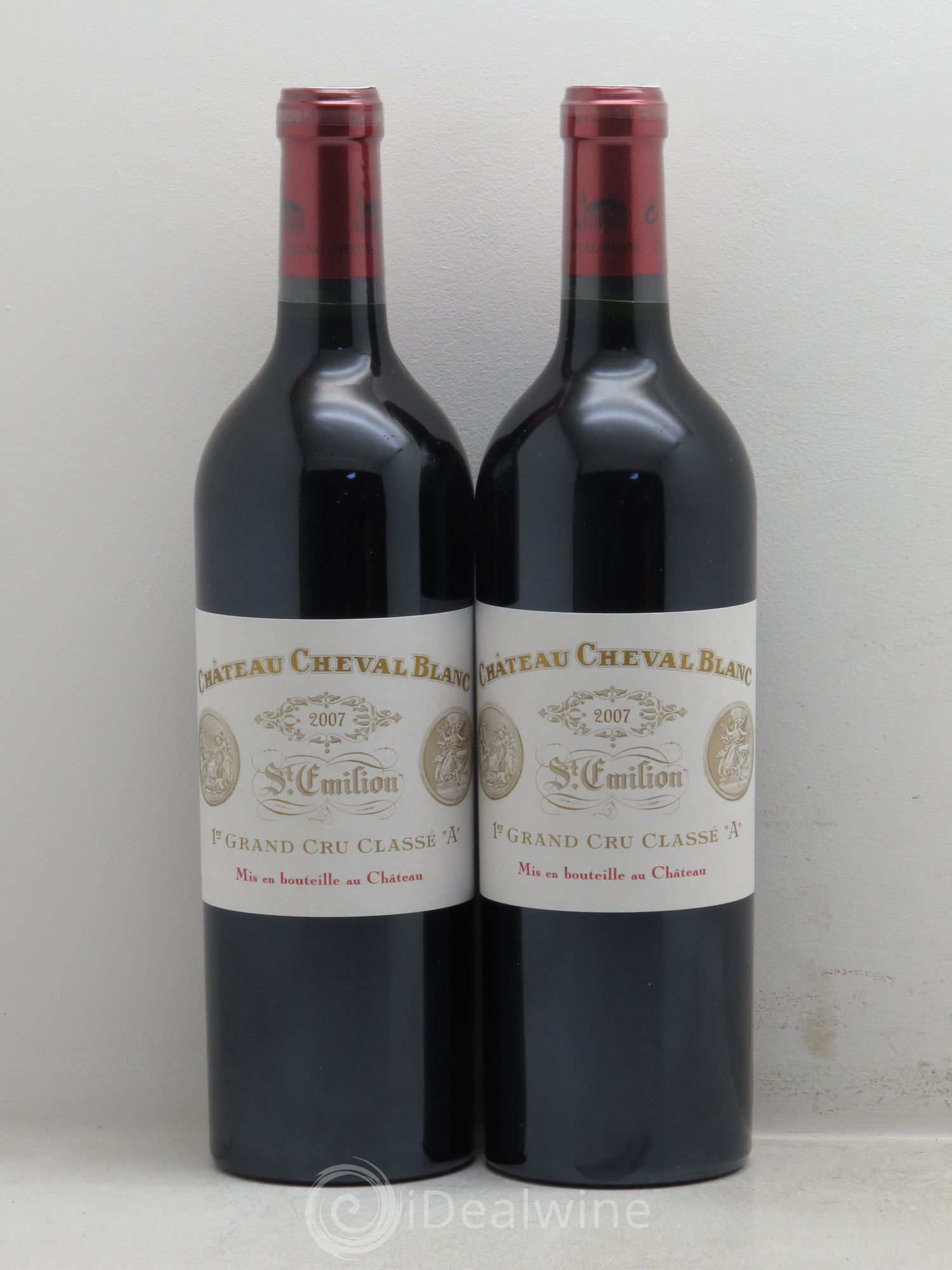 Château Cheval Blanc 1er Grand Cru Classé A 2007 - Lot de 2 bouteilles - 0