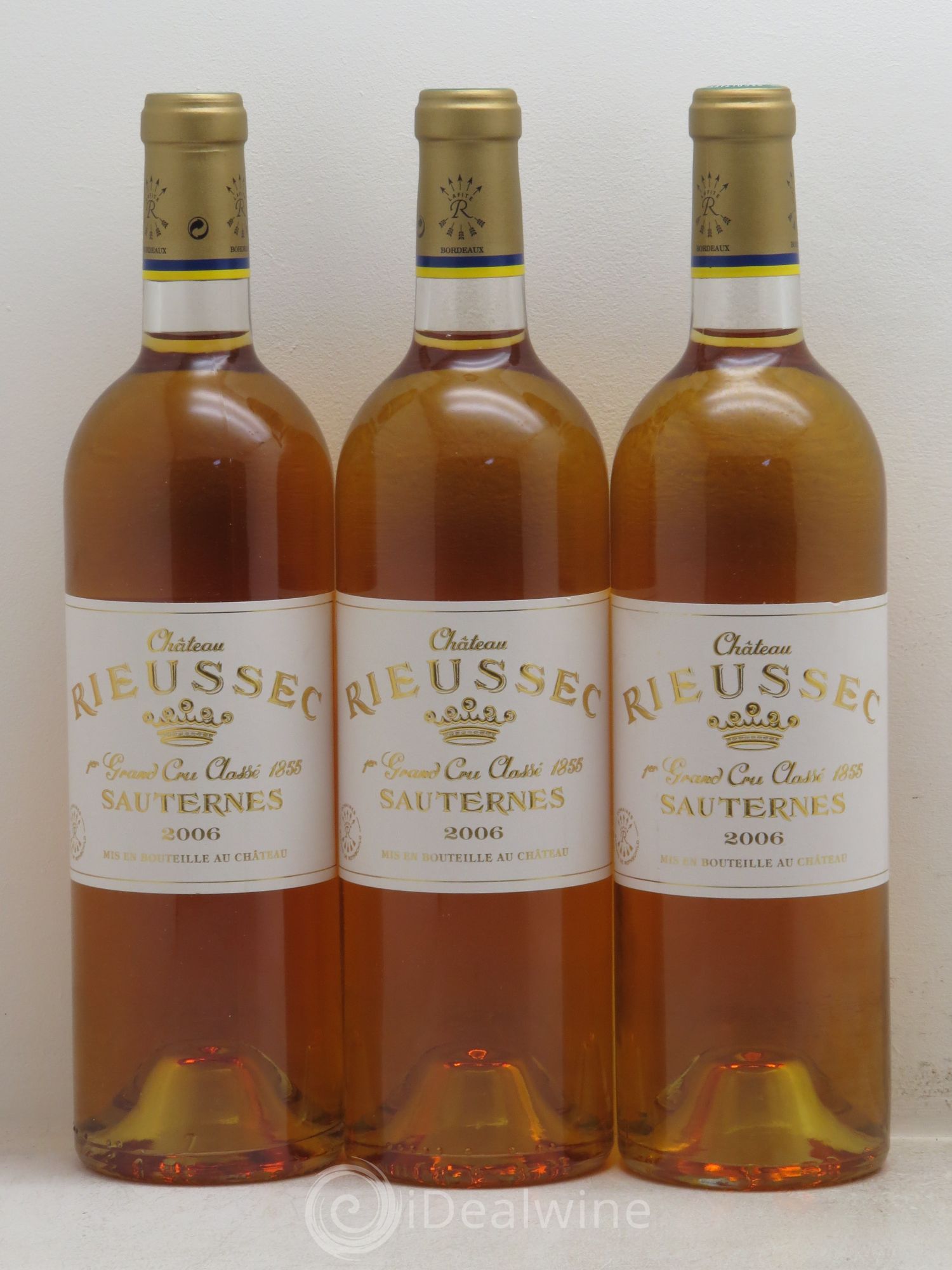 Château Rieussec 1er Grand Cru Classé 2006 - Lotto di 3 bottiglie - 0