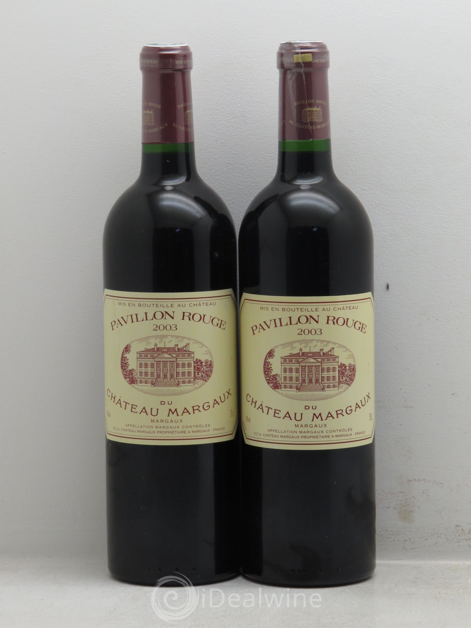 Pavillon Rouge du Château Margaux Second Vin 2003 - Lot de 2 bouteilles - 0