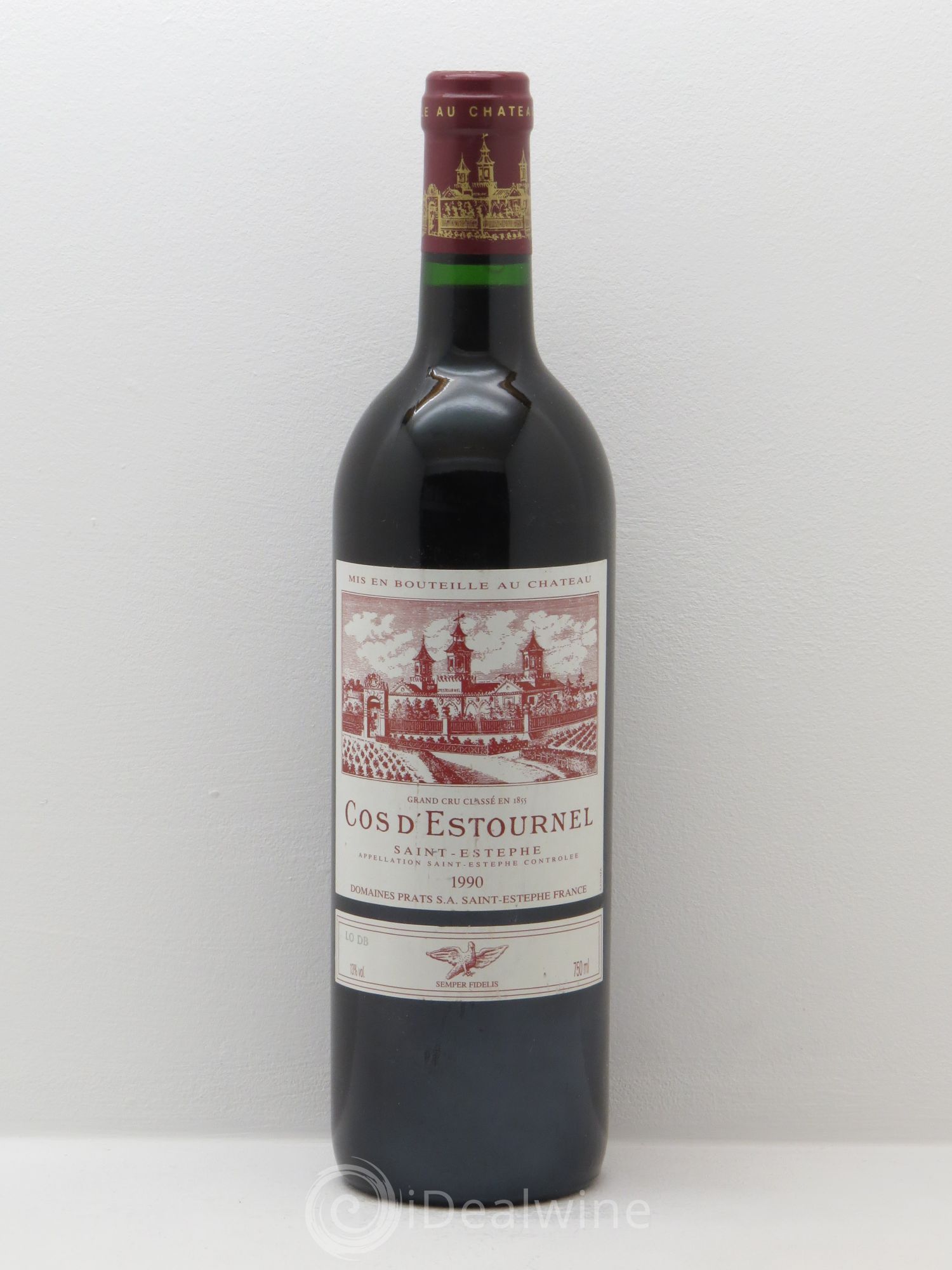 Cos d'Estournel 2ème Grand Cru Classé 1990 - Lot de 1 bouteille - 0