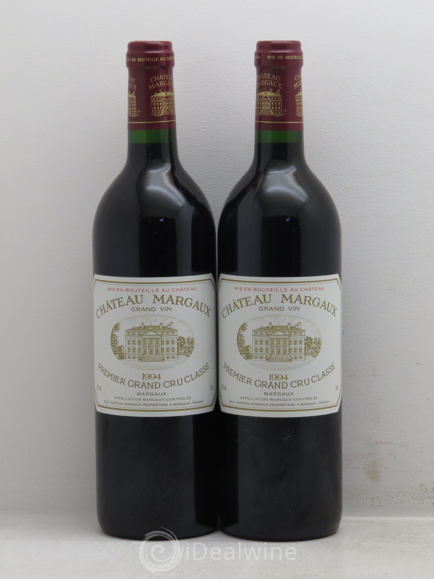 Château Margaux 1er Grand Cru Classé 1994 - Lot de 2 bouteilles - 0