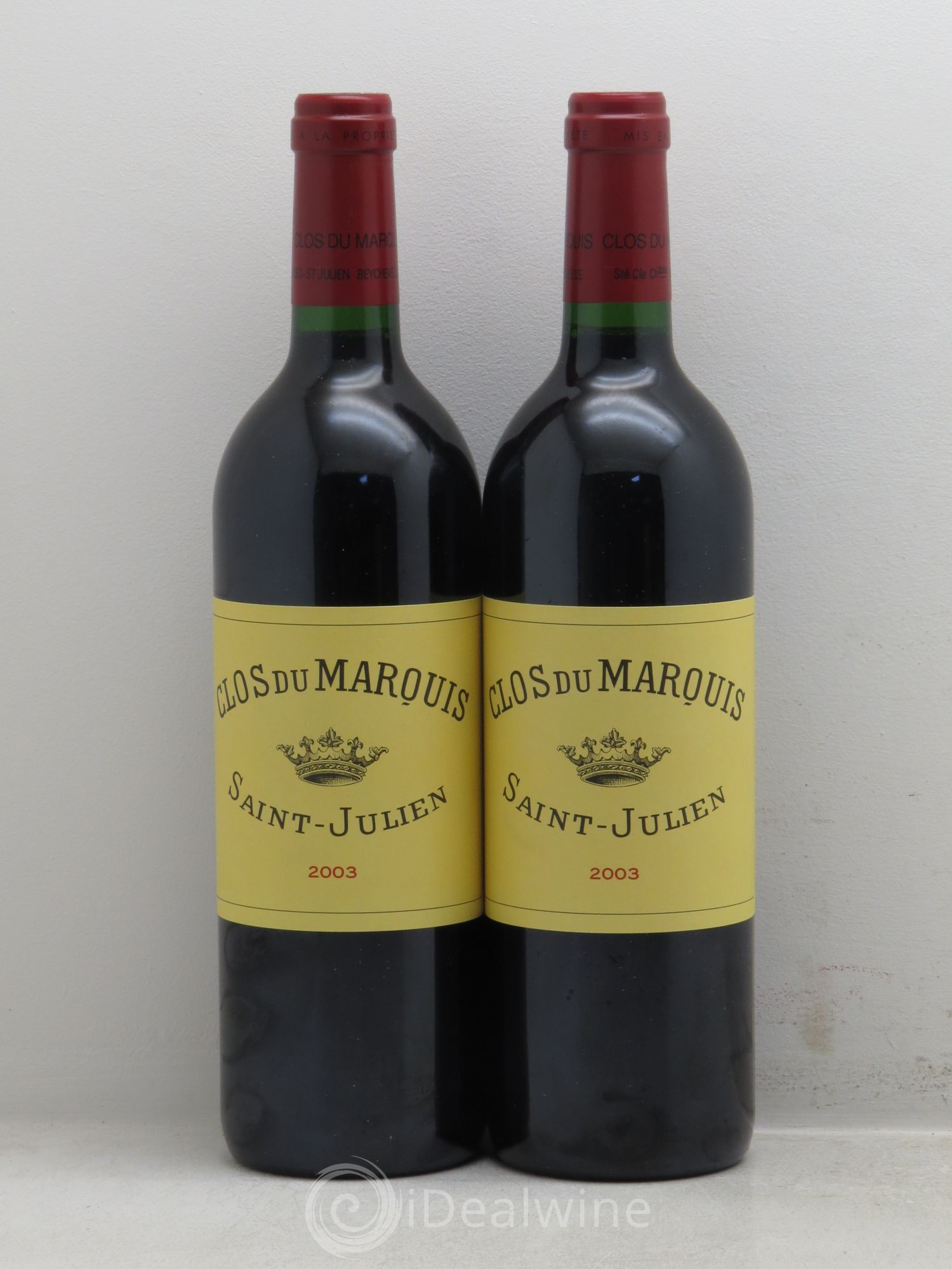 Clos du Marquis 2003 - Lot de 2 bouteilles - 0
