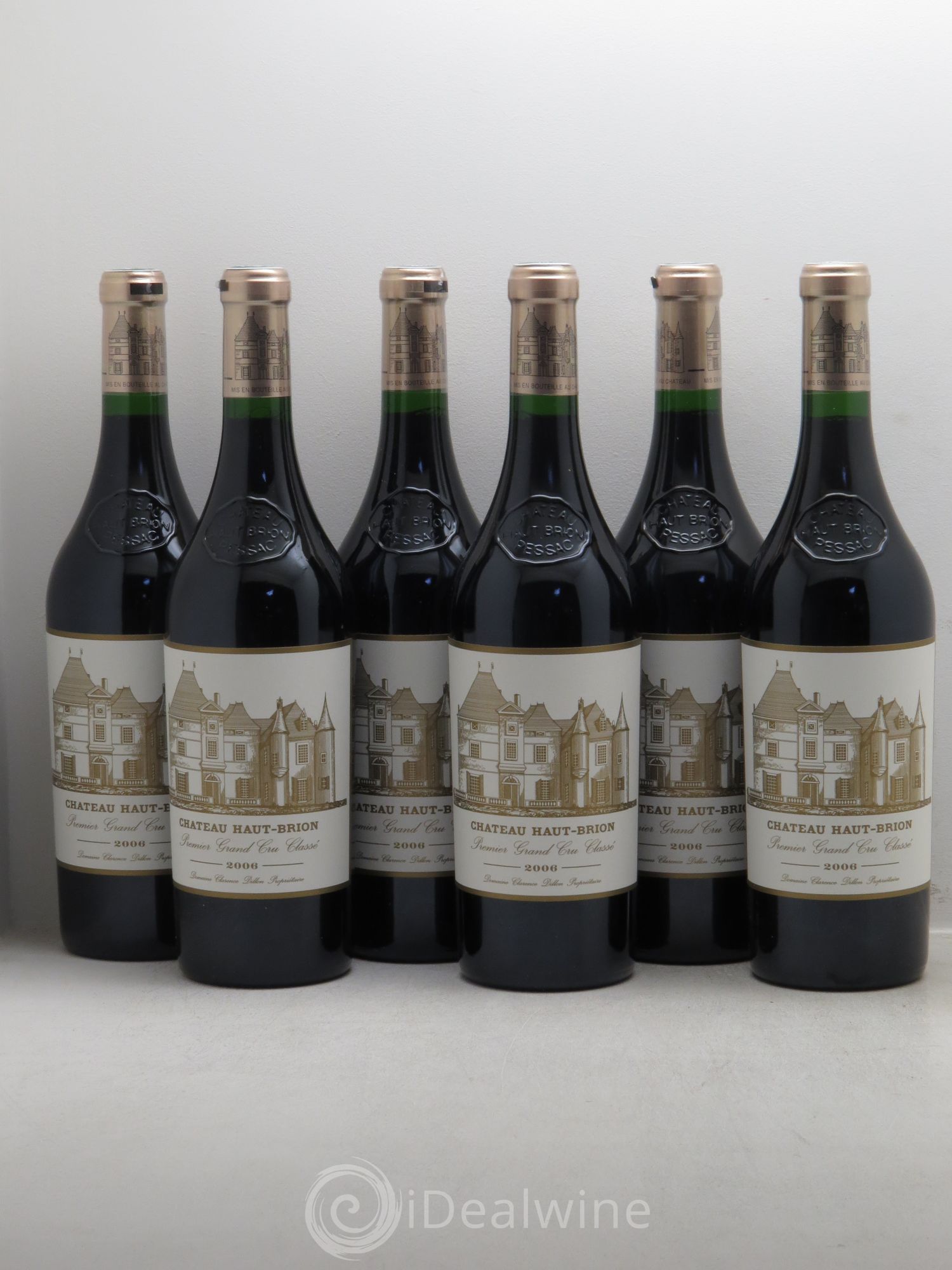Château Haut Brion 1er Grand Cru Classé 2006 - Lot de 6 bouteilles - 0