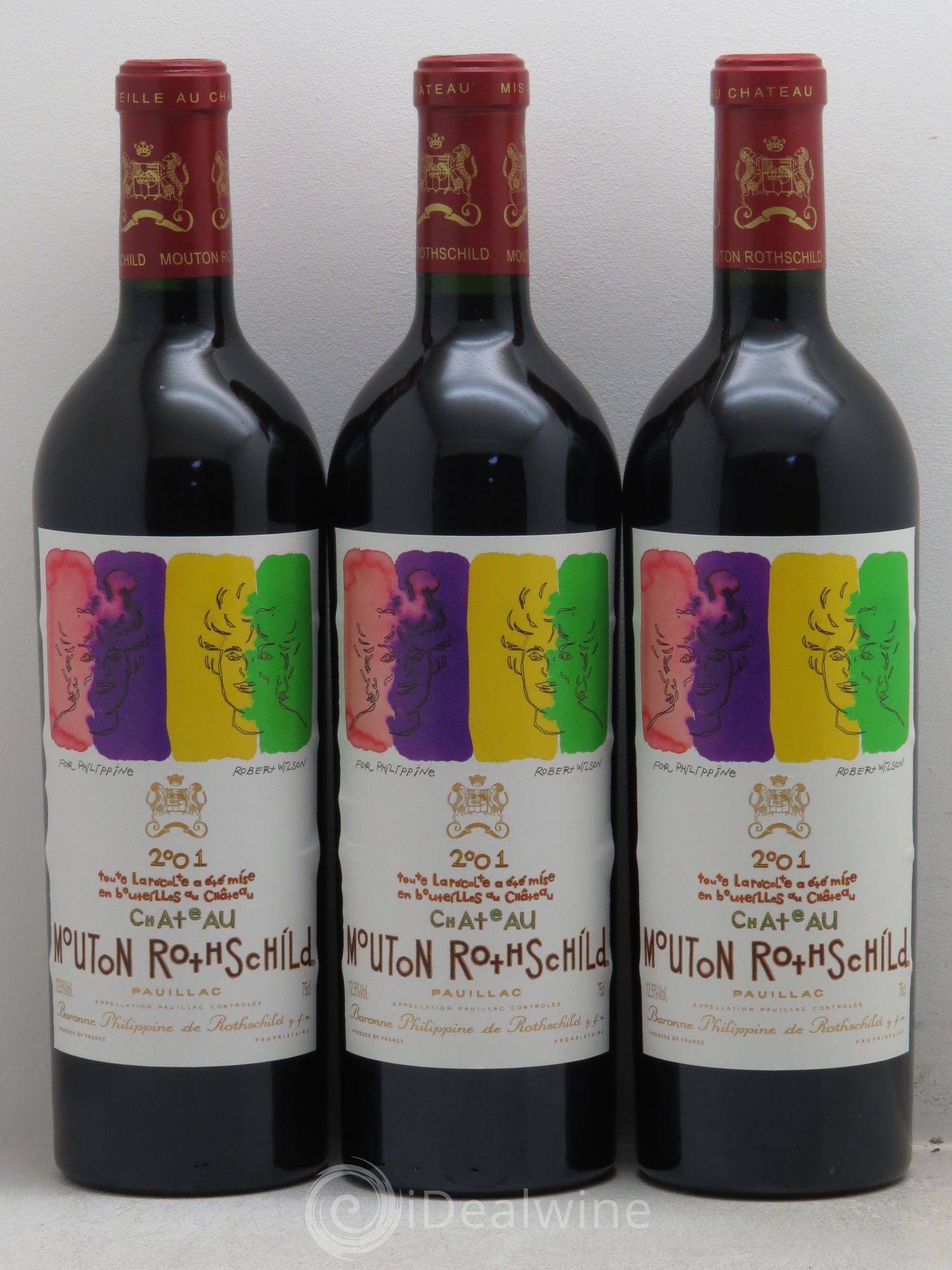 Château Mouton Rothschild 1er Grand Cru Classé 2001 - Lot de 6 bouteilles - 2