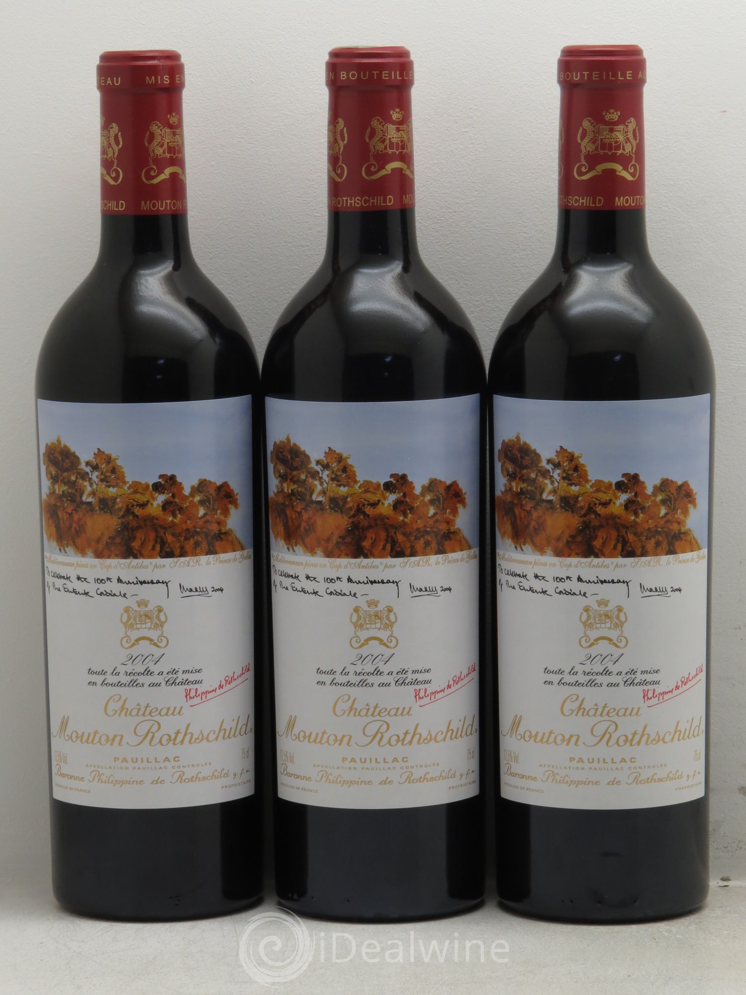 Château Mouton Rothschild 1er Grand Cru Classé 2004 - Lot de 6 bouteilles - 2