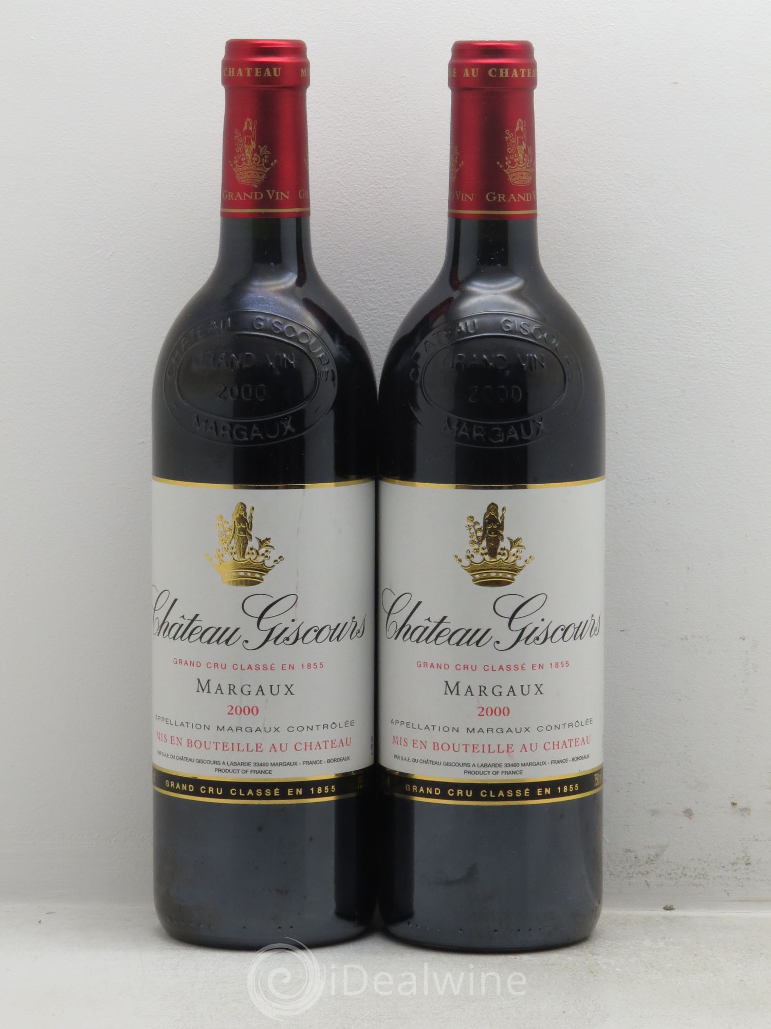 Château Giscours 3ème Grand Cru Classé 2000 - Lot de 2 bouteilles - 0