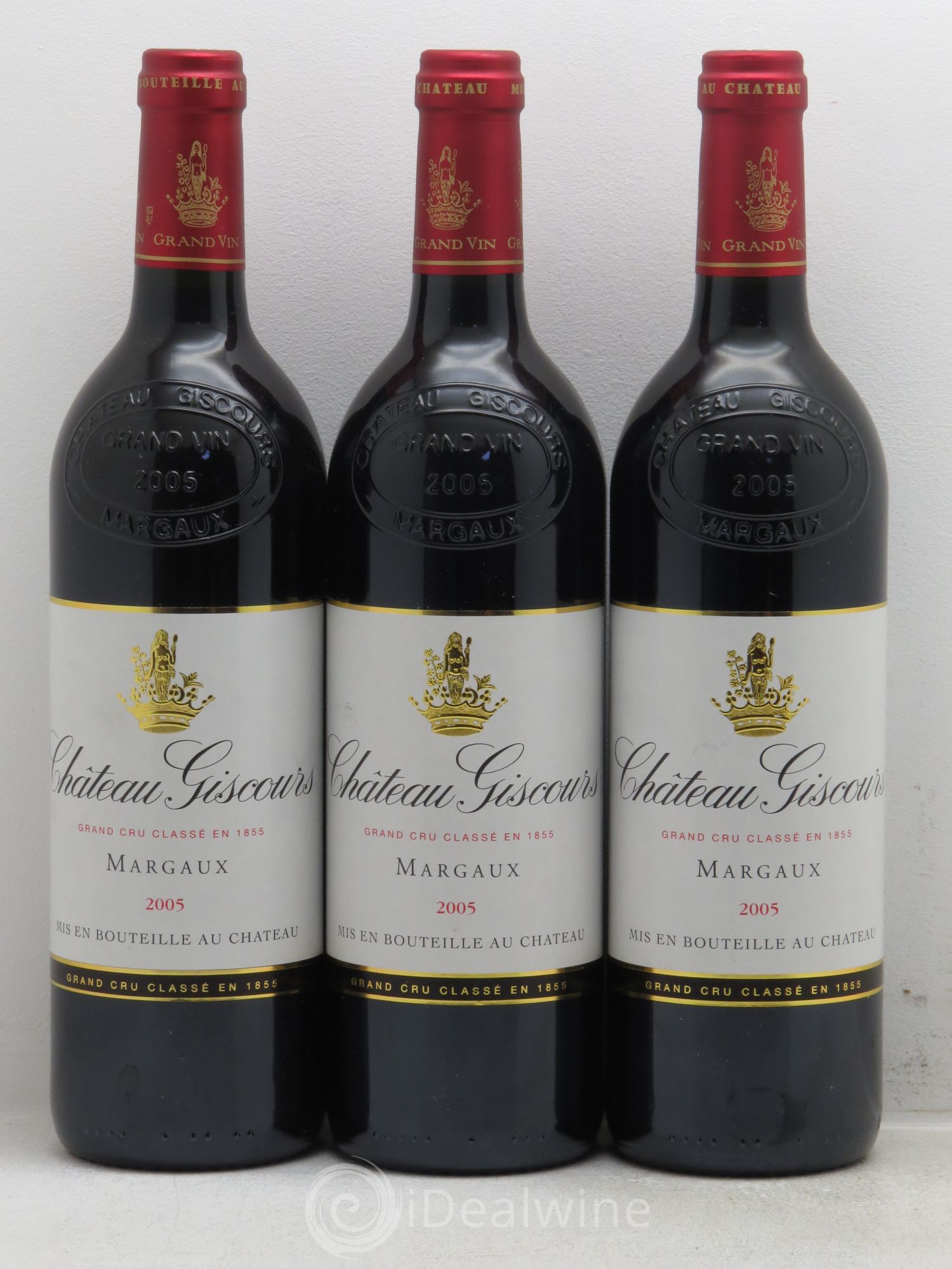 Château Giscours 3ème Grand Cru Classé 2005 - Lot de 3 bouteilles - 0