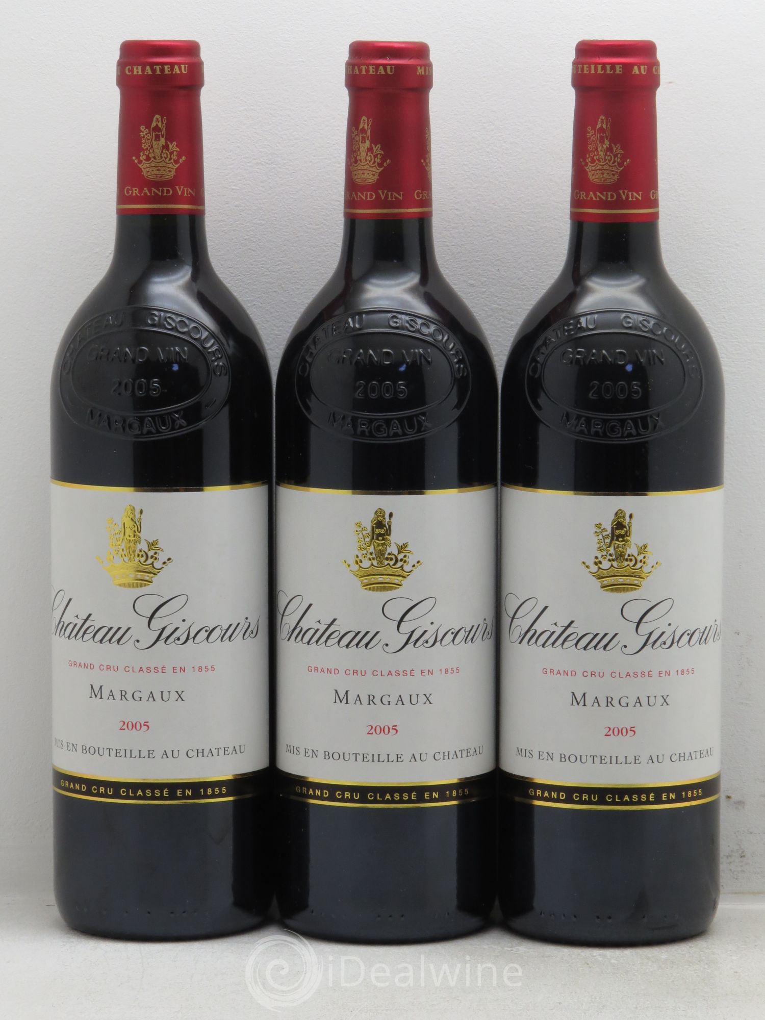 Château Giscours 3ème Grand Cru Classé 2005 - Lot de 3 bouteilles - 0