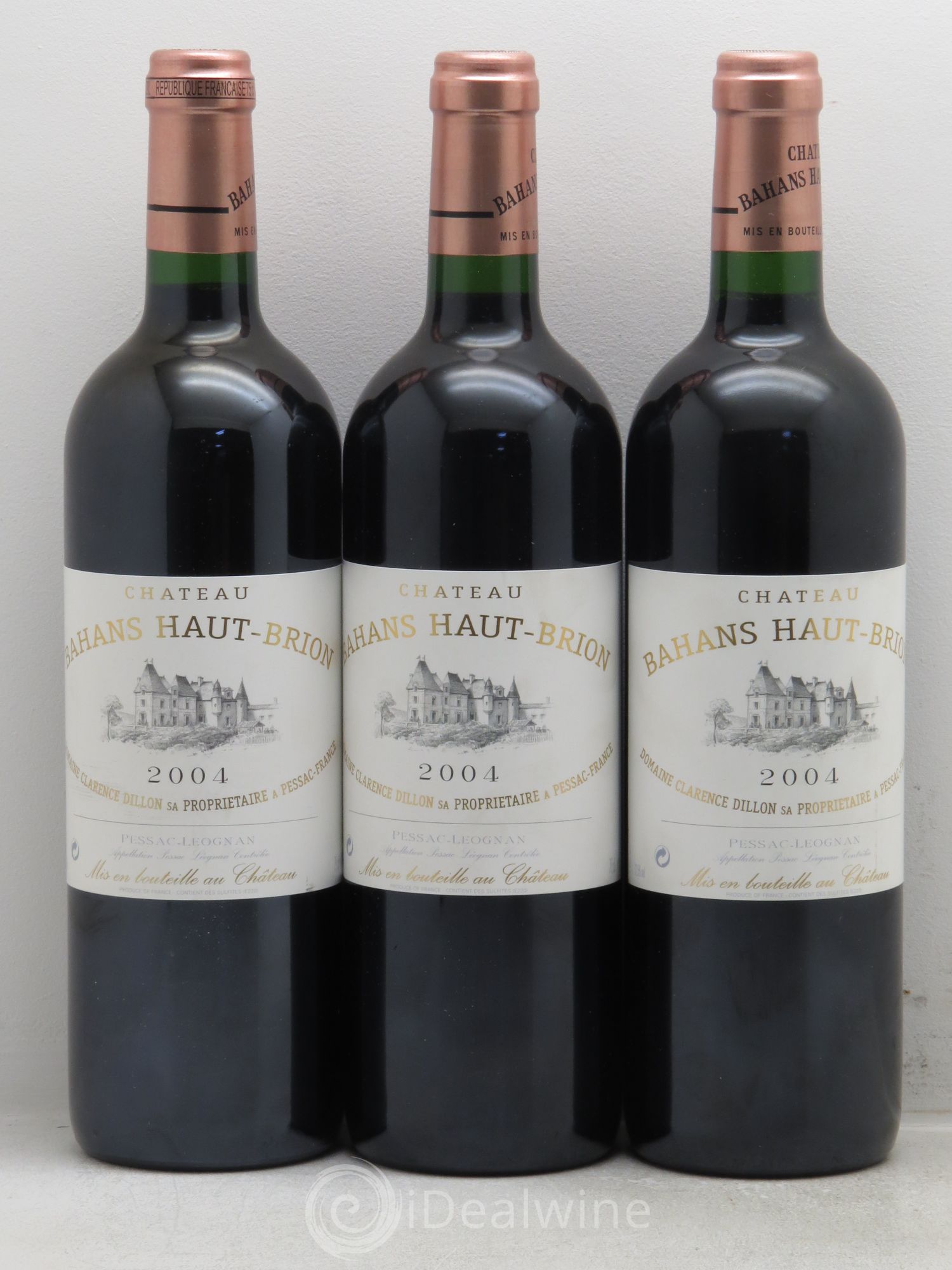 Clarence (Bahans) de Haut-Brion Second Vin 2004 - Lot de 3 bouteilles - 0