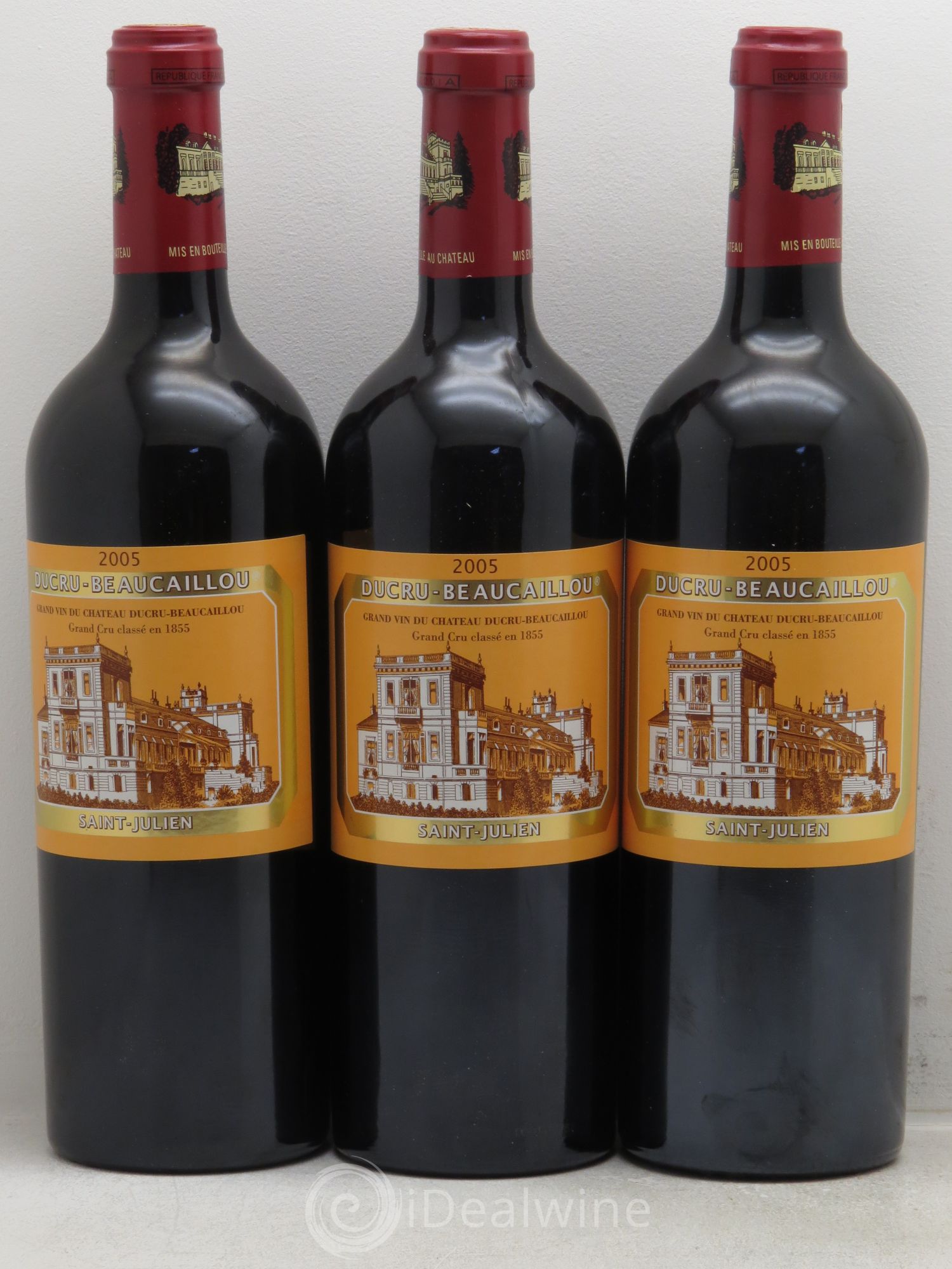 Château Ducru Beaucaillou 2ème Grand Cru Classé 2005 - Lot de 3 bouteilles - 0