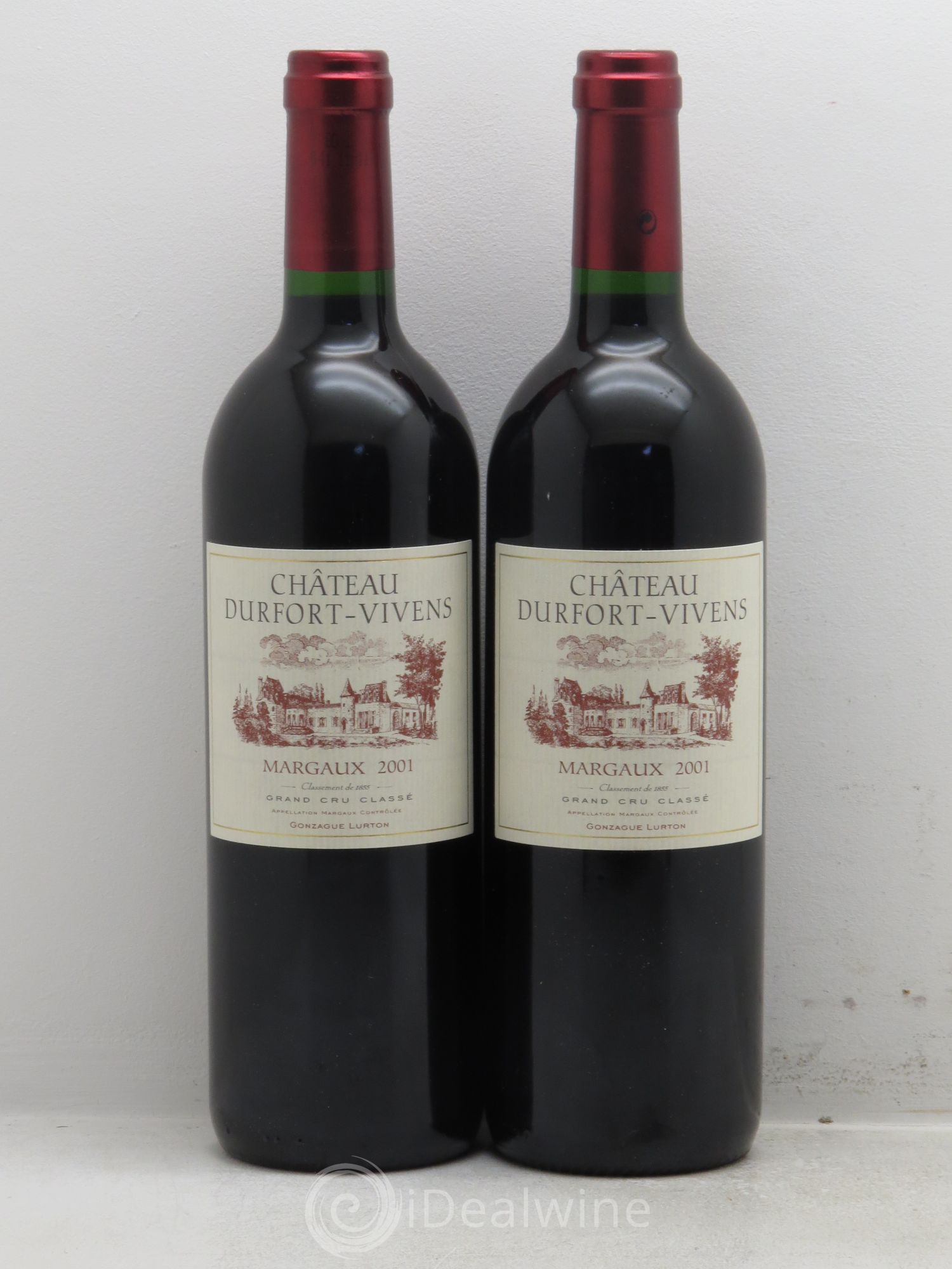 Château Durfort Vivens 2ème Grand Cru Classé 2001 - Lot de 2 bouteilles - 0
