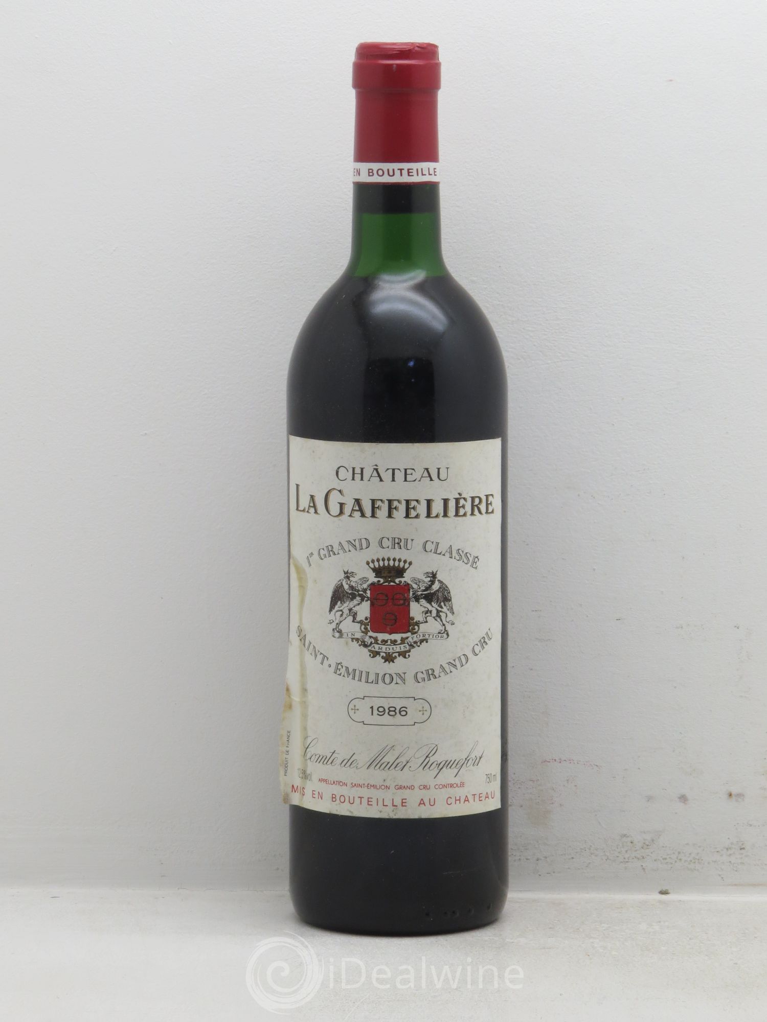 Château la Gaffelière 1er Grand Cru Classé B 1986 - Lot de 1 bouteille - 0