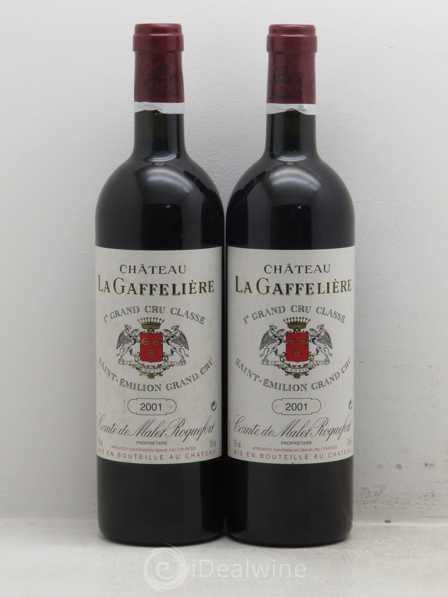 Château la Gaffelière 1er Grand Cru Classé B 2001 - Lot de 2 bouteilles - 0