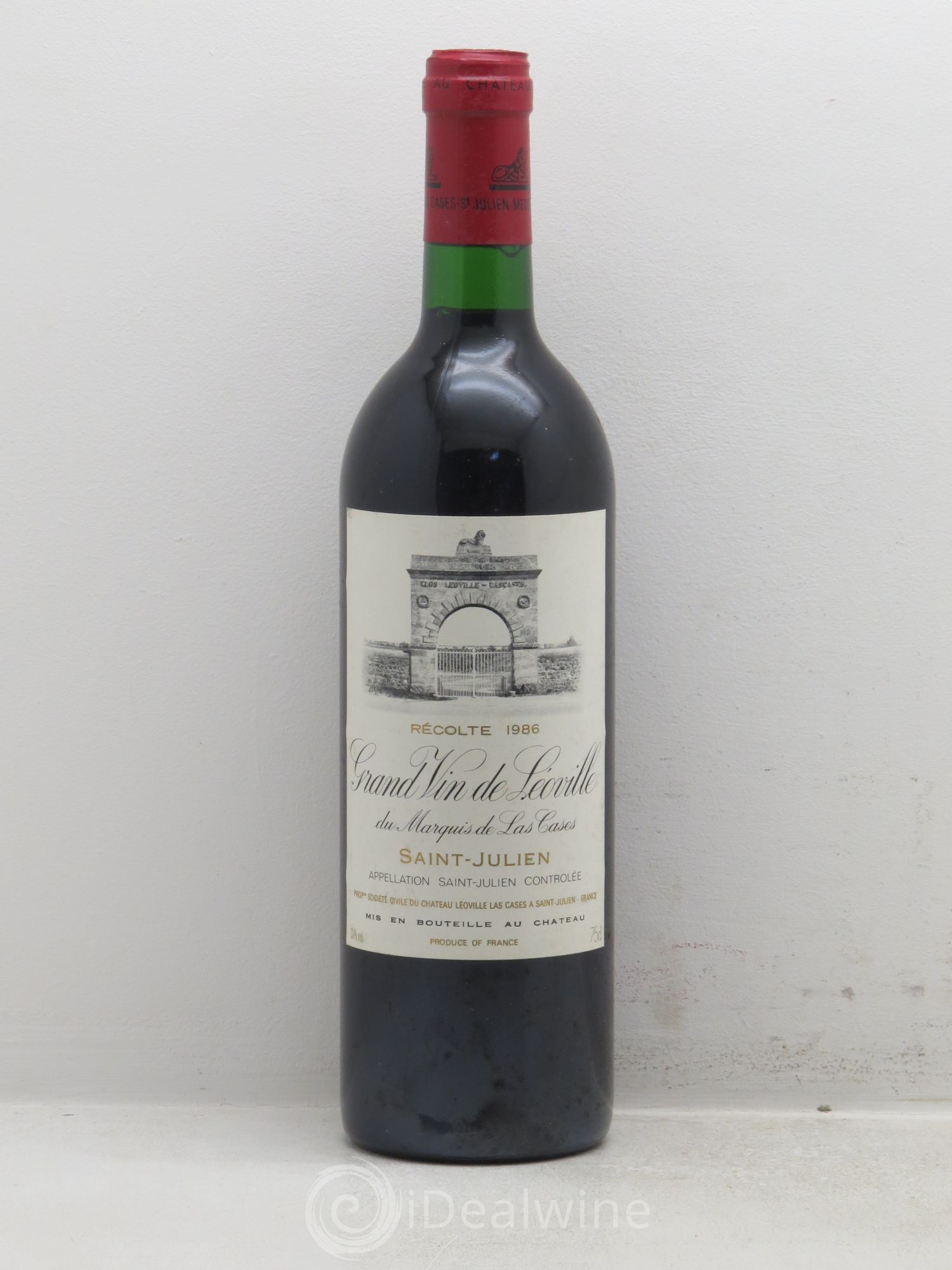 Château Léoville Las Cases 2ème Grand Cru Classé 1986 - Lot de 1 bouteille - 0