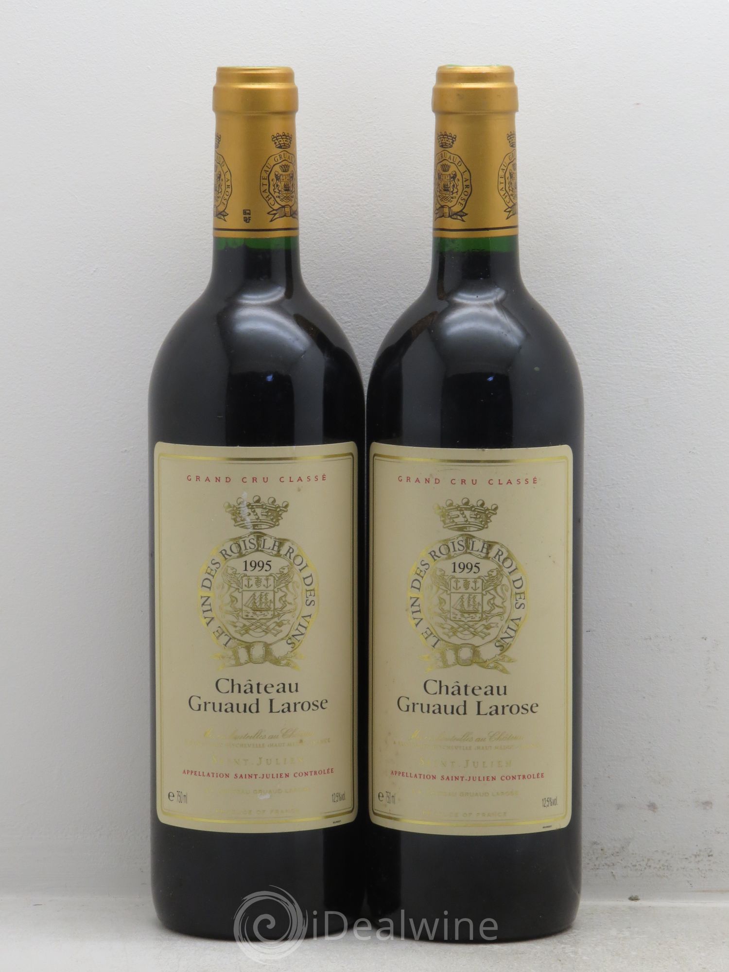 Château Gruaud Larose 2ème Grand Cru Classé 1995 - Lot de 2 bouteilles - 0