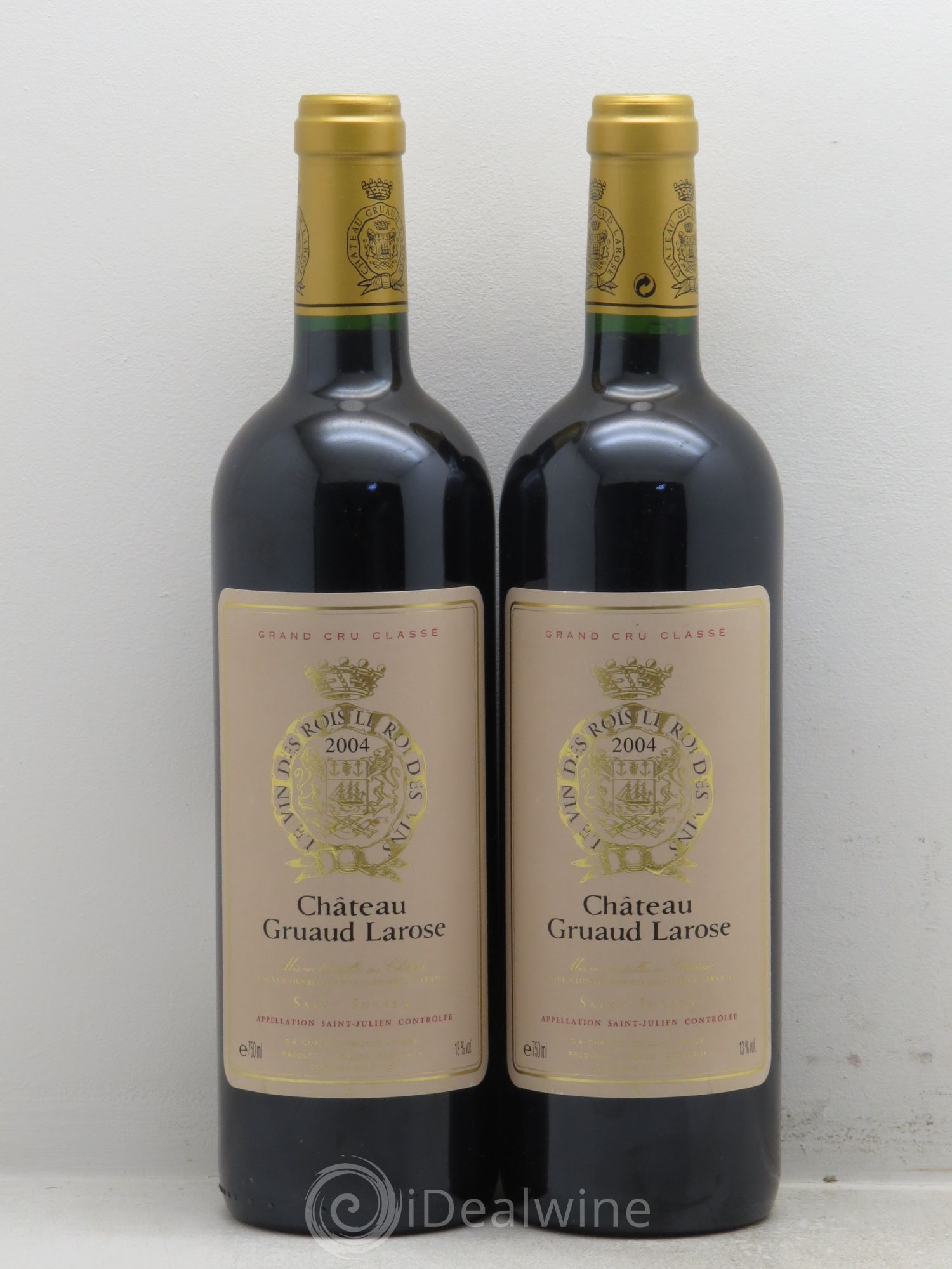 Château Gruaud Larose 2ème Grand Cru Classé 2004 - Lot de 2 bouteilles - 0
