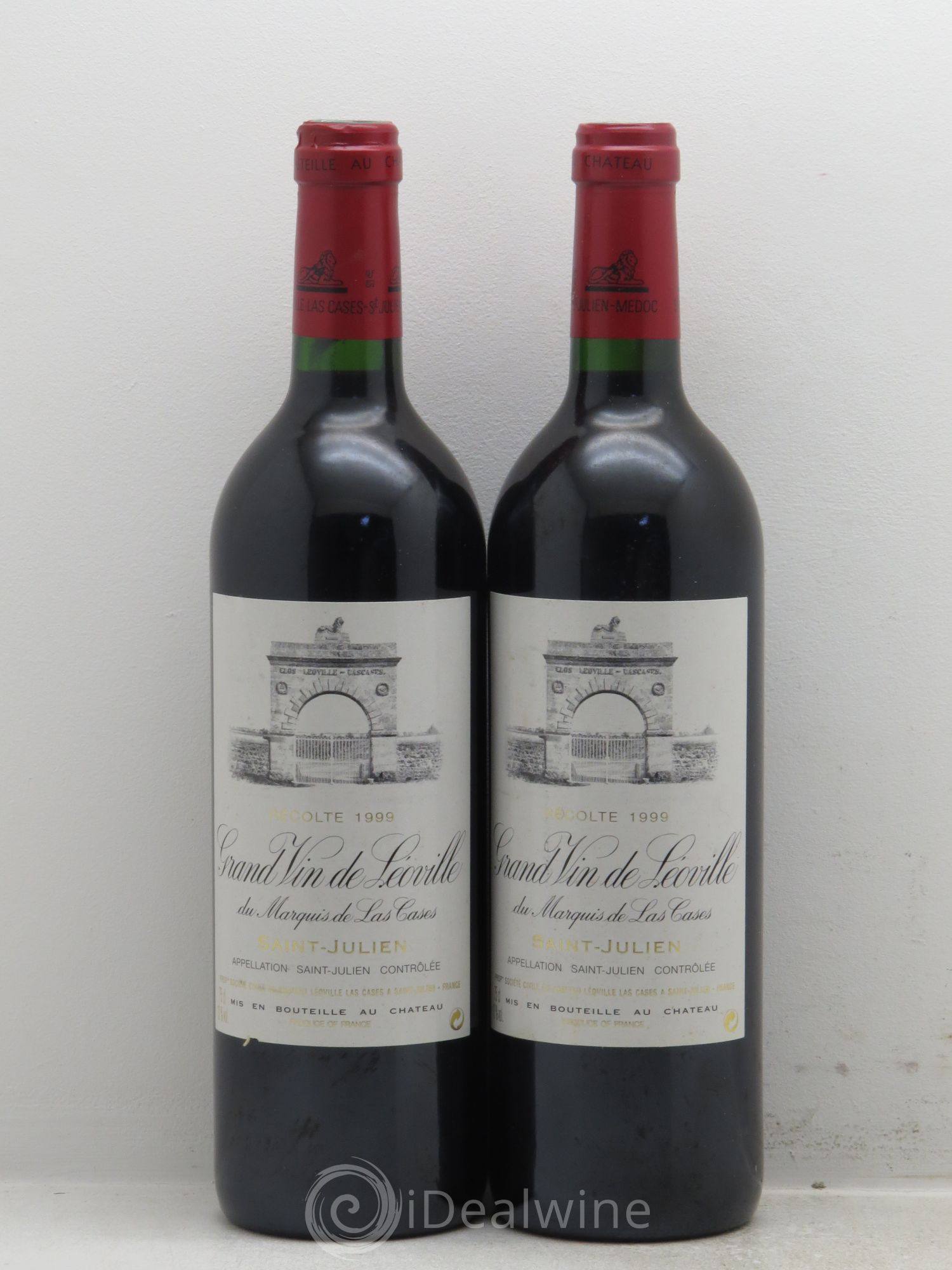 Château Léoville Las Cases 2ème Grand Cru Classé 1999 - Lot de 2 bouteilles - 0