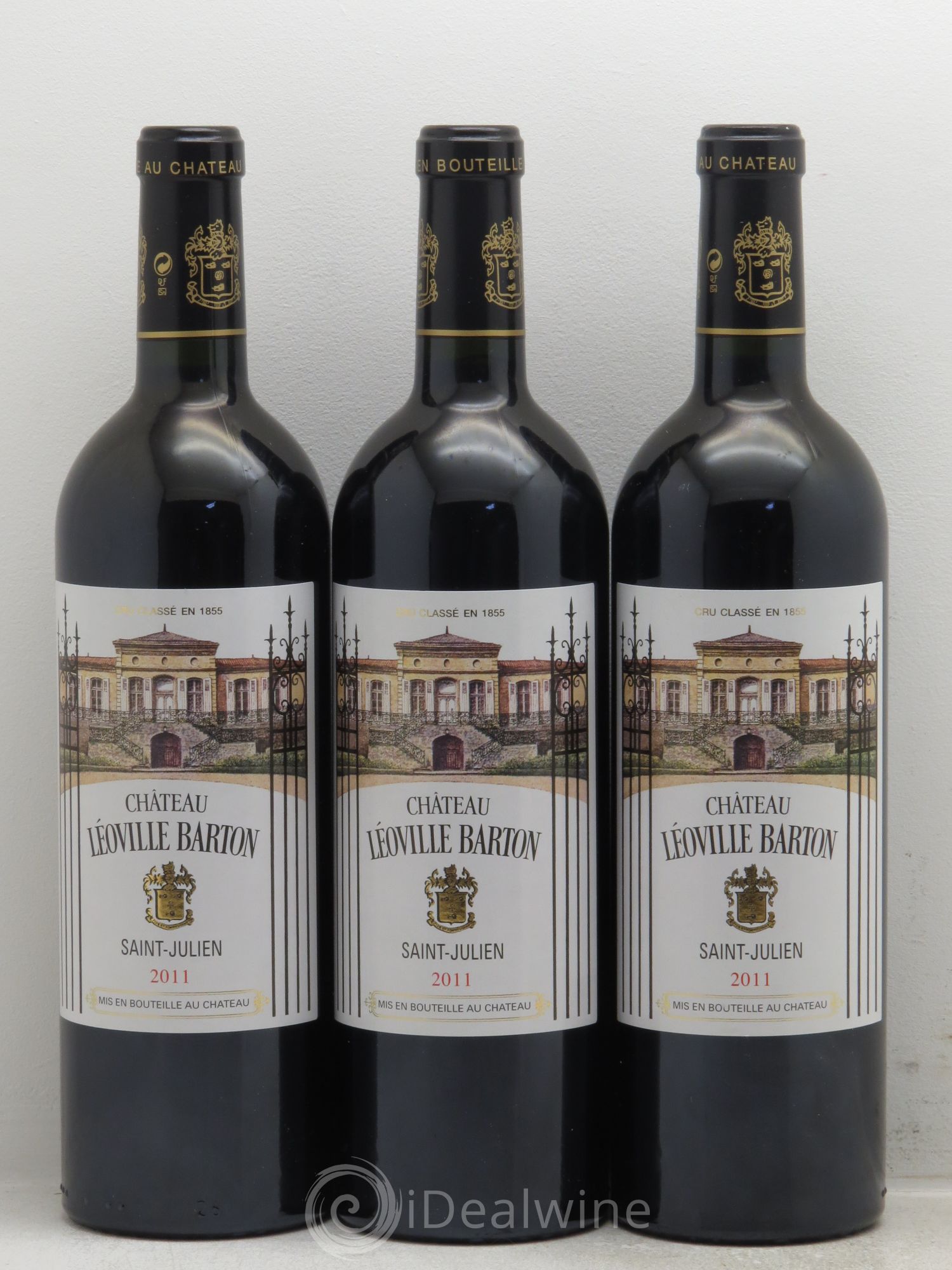 Château Léoville Barton 2ème Grand Cru Classé 2011 - Lot de 3 bouteilles - 0
