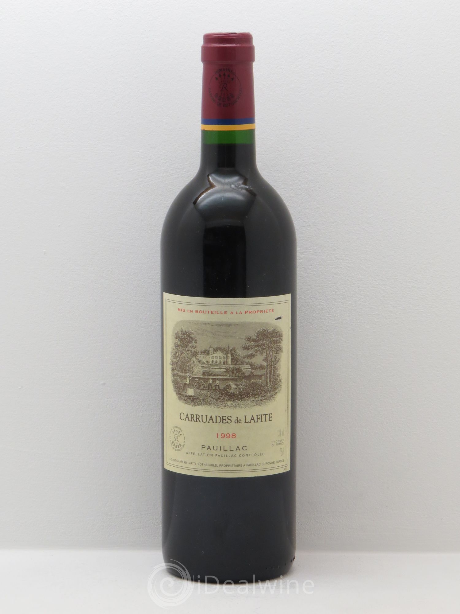 Carruades de Lafite Rothschild Second Vin 1998 - Lot de 6 bouteilles - 0