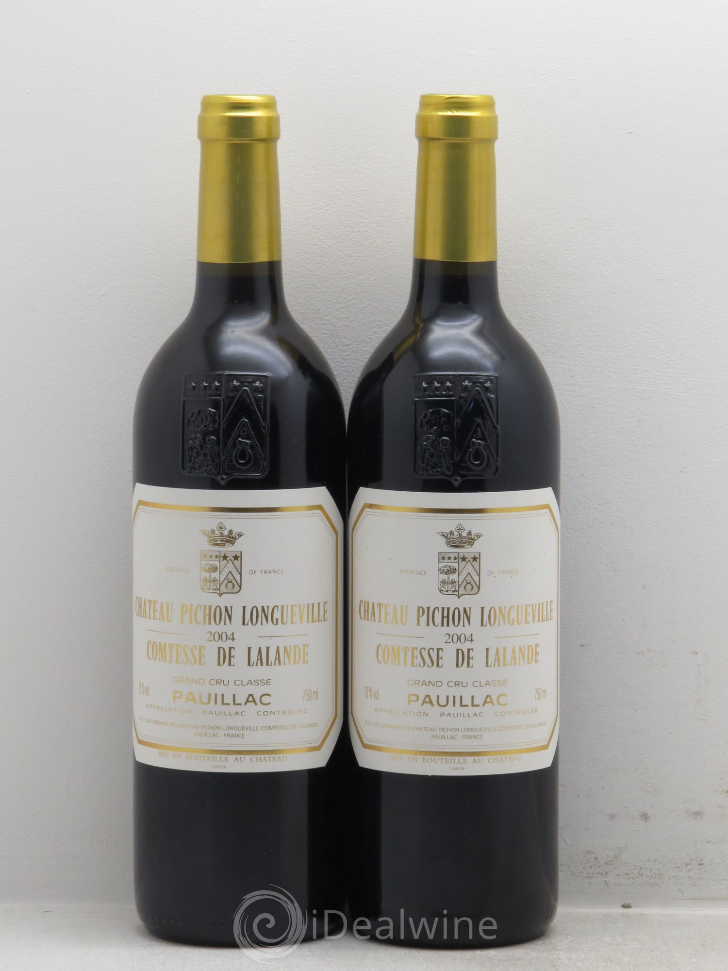 Château Pichon Longueville Comtesse de Lalande 2ème Grand Cru Classé 2004 - Lot de 2 bouteilles - 0