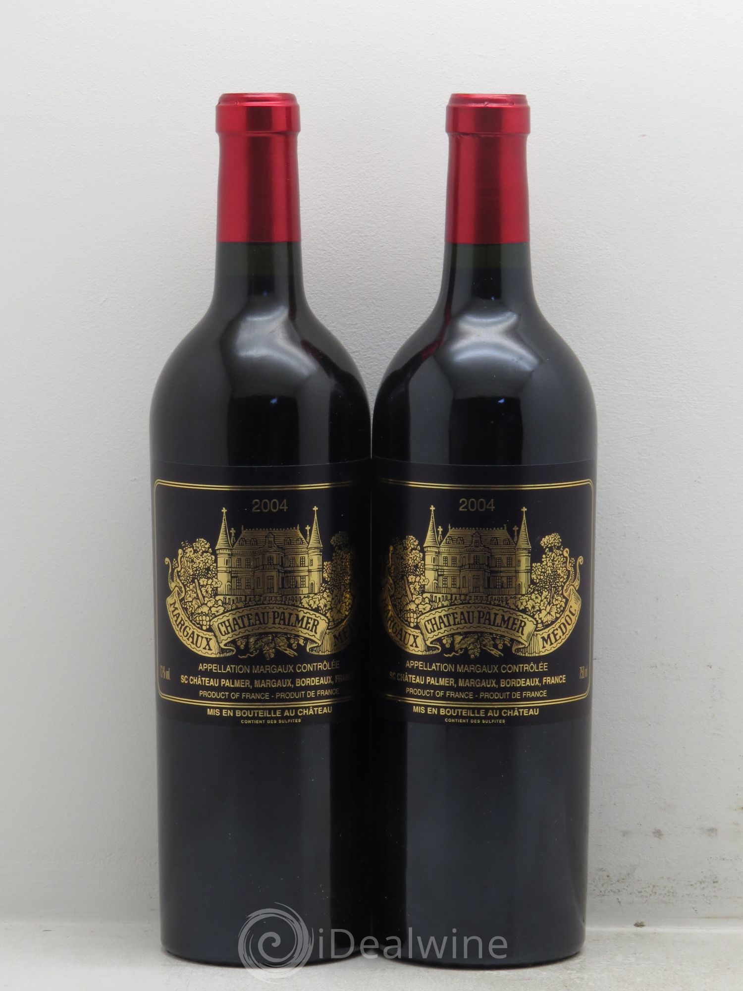 Château Palmer 3ème Grand Cru Classé 2004 - Lot de 2 bouteilles - 0
