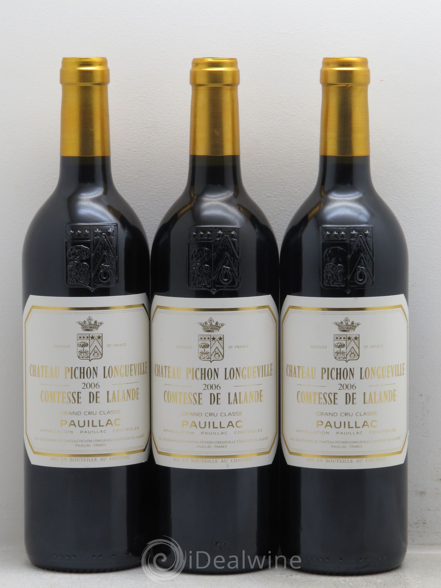 Château Pichon Longueville Comtesse de Lalande 2ème Grand Cru Classé 2006 - Lot de 3 bouteilles - 0
