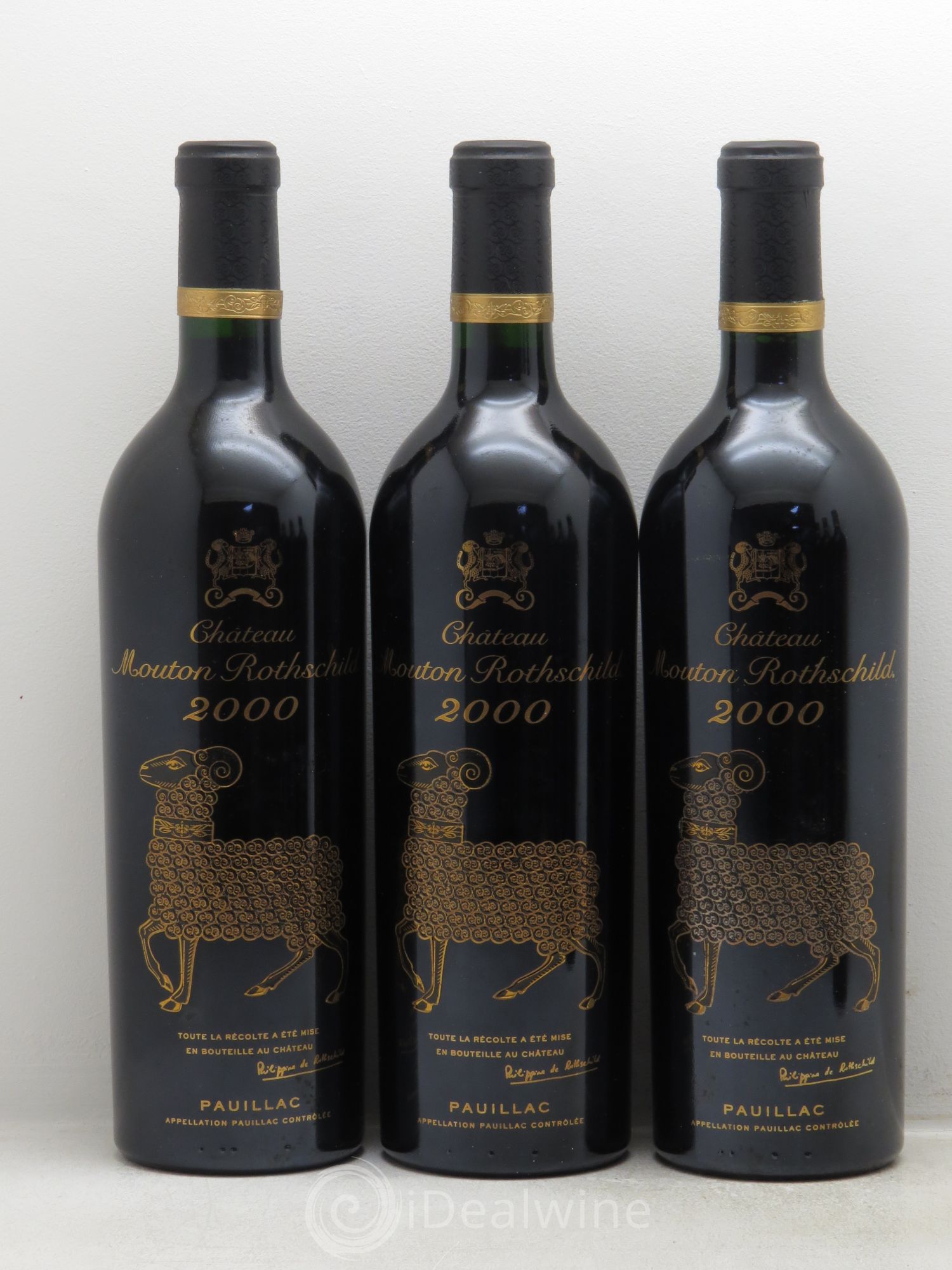 Château Mouton Rothschild 1er Grand Cru Classé 2000 - Lot de 6 bouteilles - 1