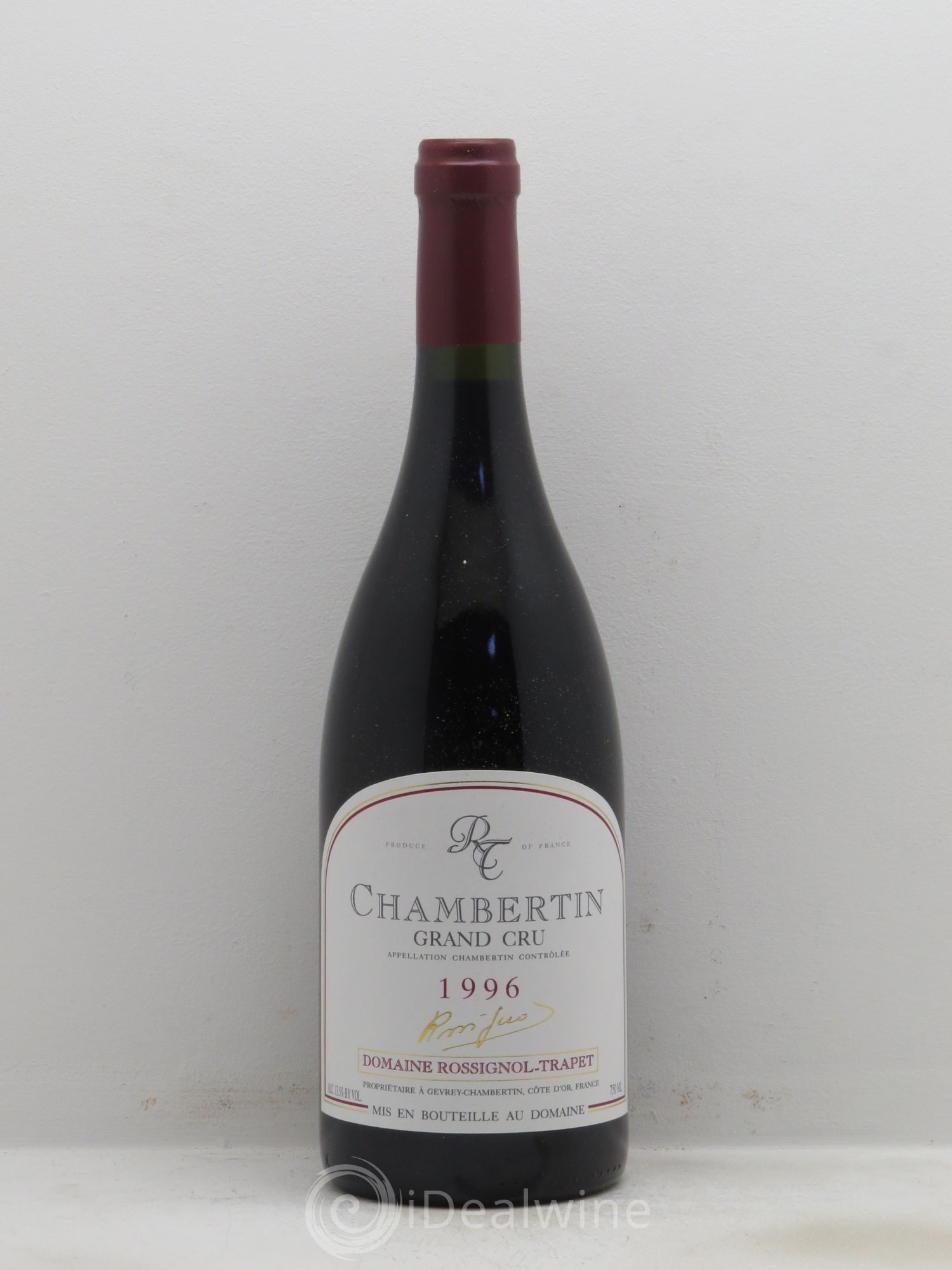 Chambertin Grand Cru Rossignol-Trapet (Domaine) 1996 - Lot de 1 bouteille - 0