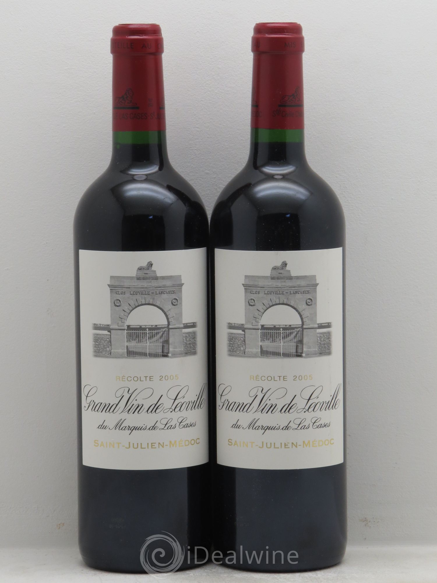 Château Léoville Las Cases 2ème Grand Cru Classé 2005 - Lot de 2 bouteilles - 0