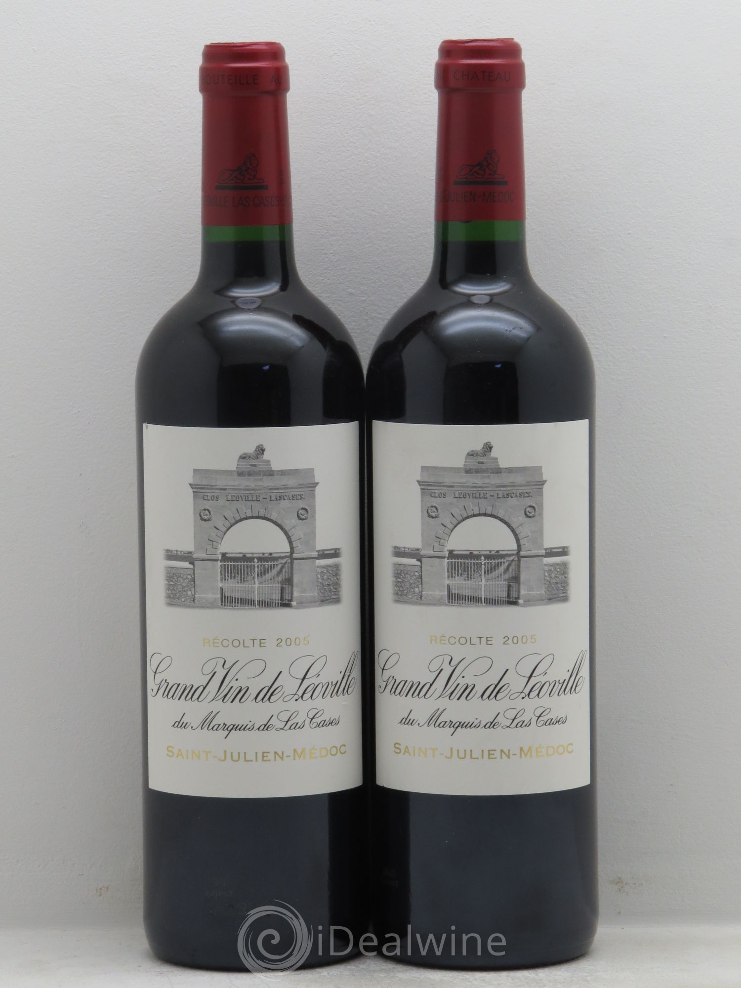 Château Léoville Las Cases 2ème Grand Cru Classé 2005 - Lot de 2 bouteilles - 0