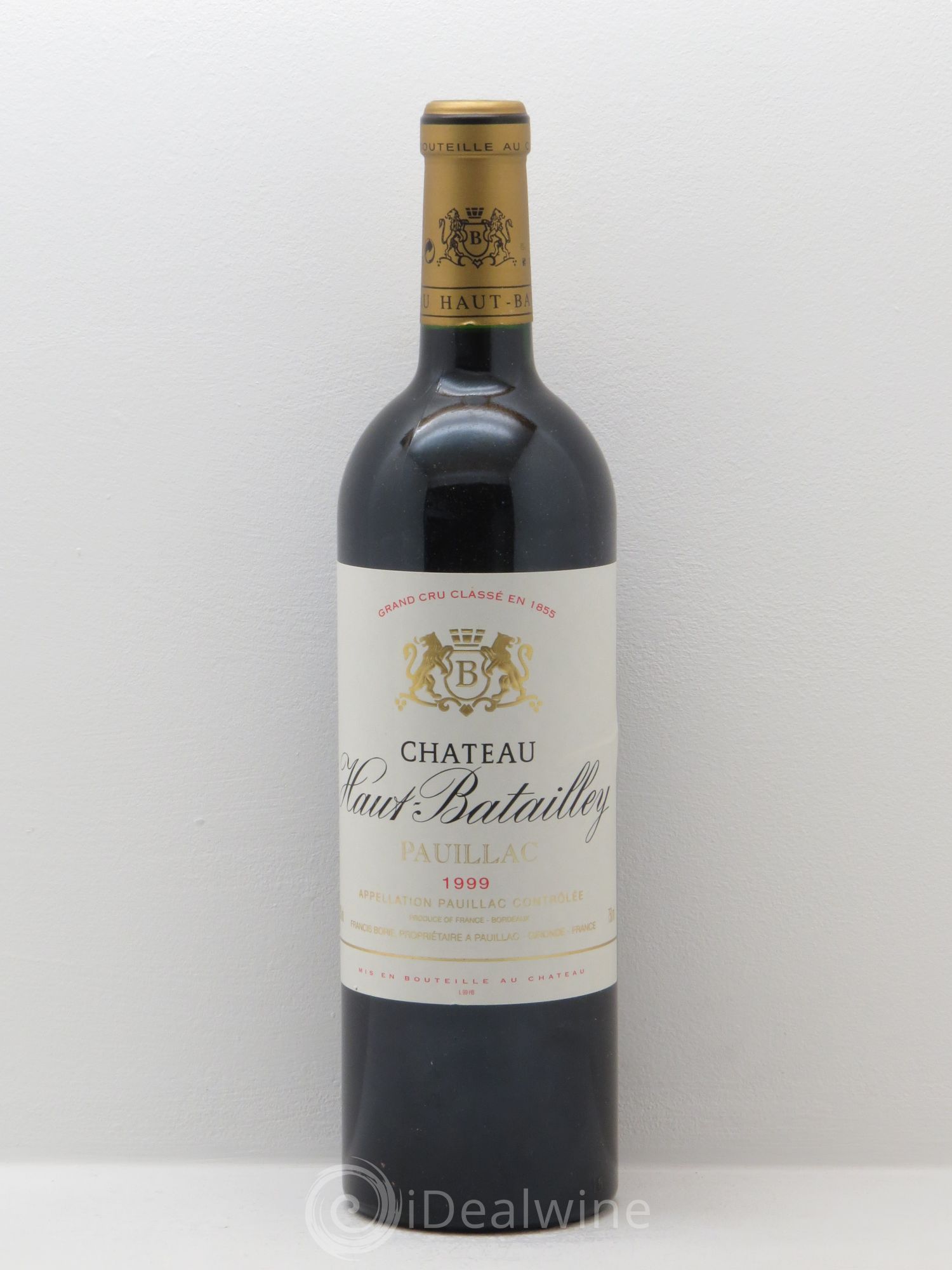 Château Haut Batailley 5ème Grand Cru Classé 1999 - Lot de 1 bouteille - 0