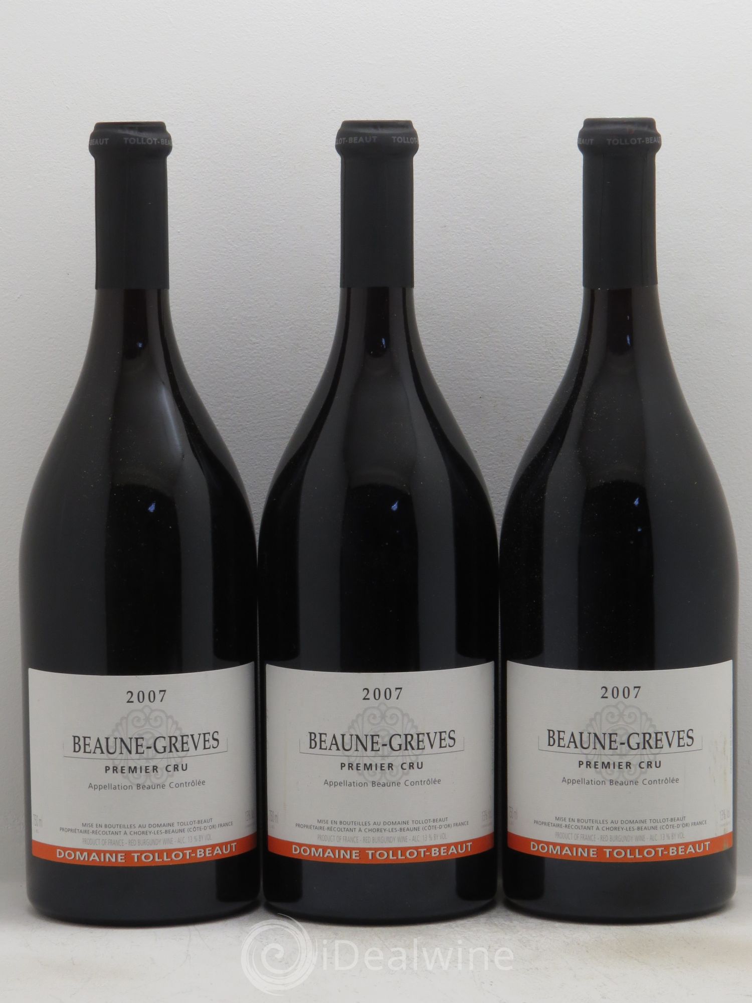 Beaune 1er Cru 2007 - Lot de 3 bouteilles - 0