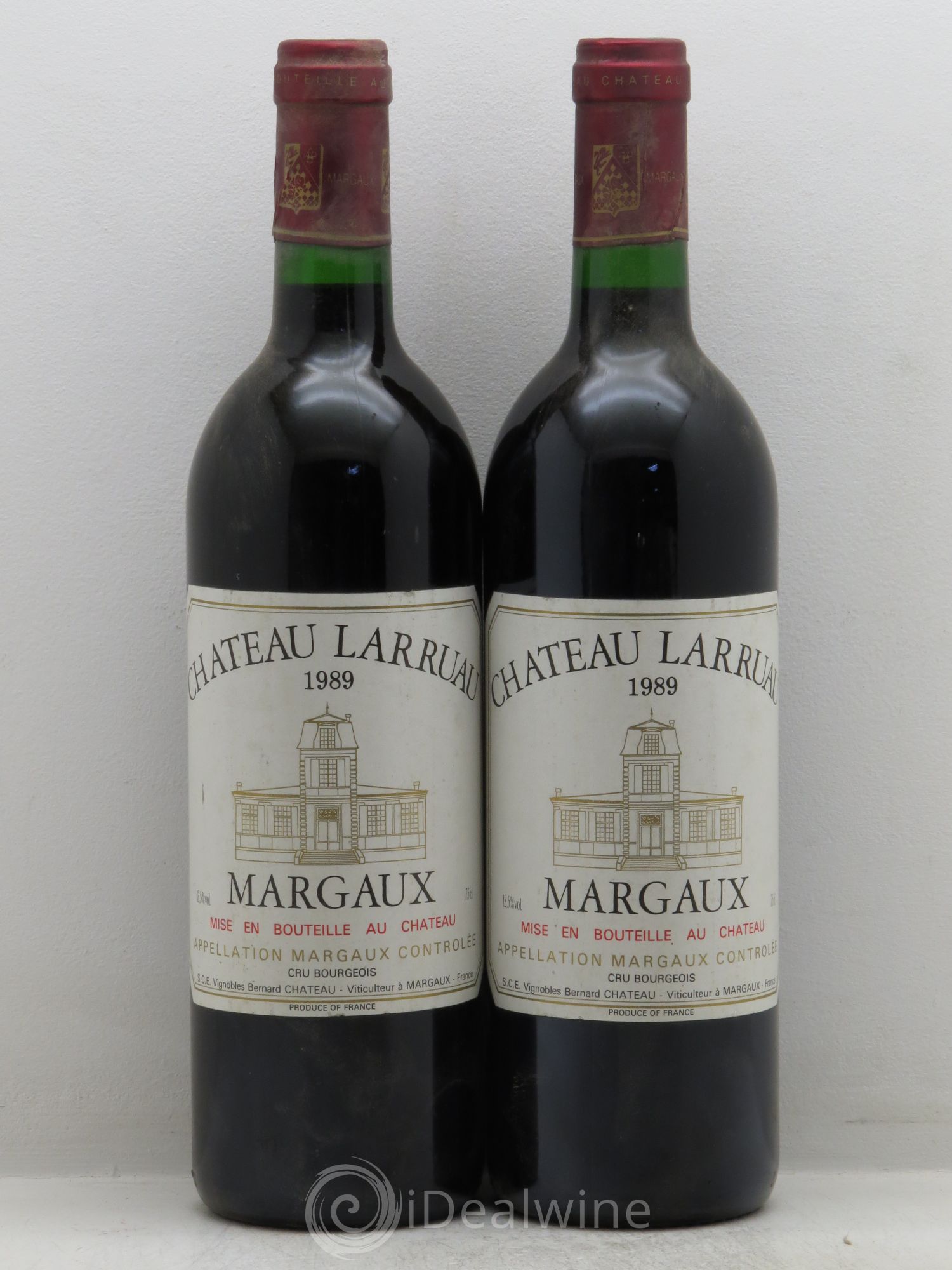Château Larruau 1989 - Lot de 2 bouteilles - 0