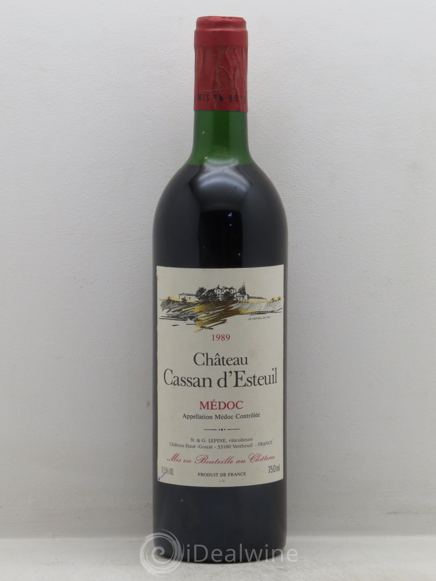 Bordeaux Médoc Cassan d'Esteuil 1989 - Posten von 6 Flaschen - 0