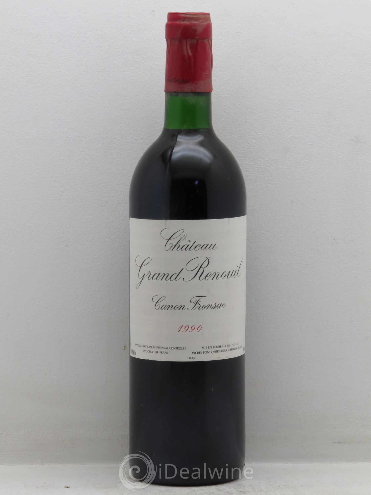 Canon-Fronsac Grand Renouil 1990 - Posten von 1 Flasche - 0