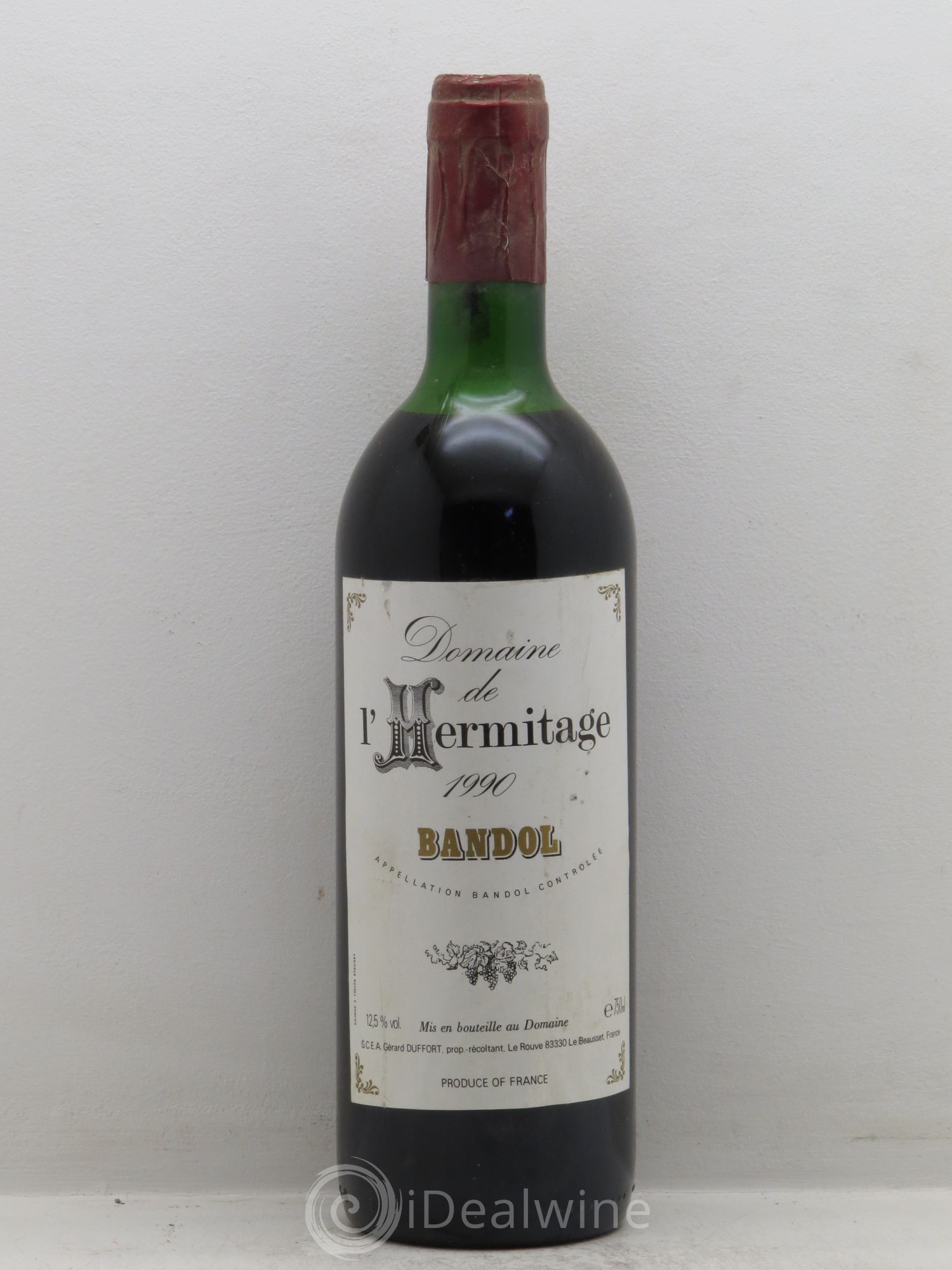 Bandol Domaine de l'Hermitage 1990 - Posten von 6 Flaschen - 0