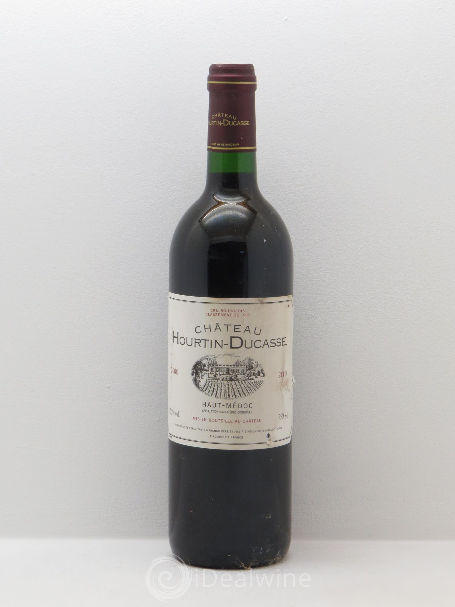 Château Hourtin Ducasse Cru Bourgeois 2000 - Lot de 12 bouteilles - 0