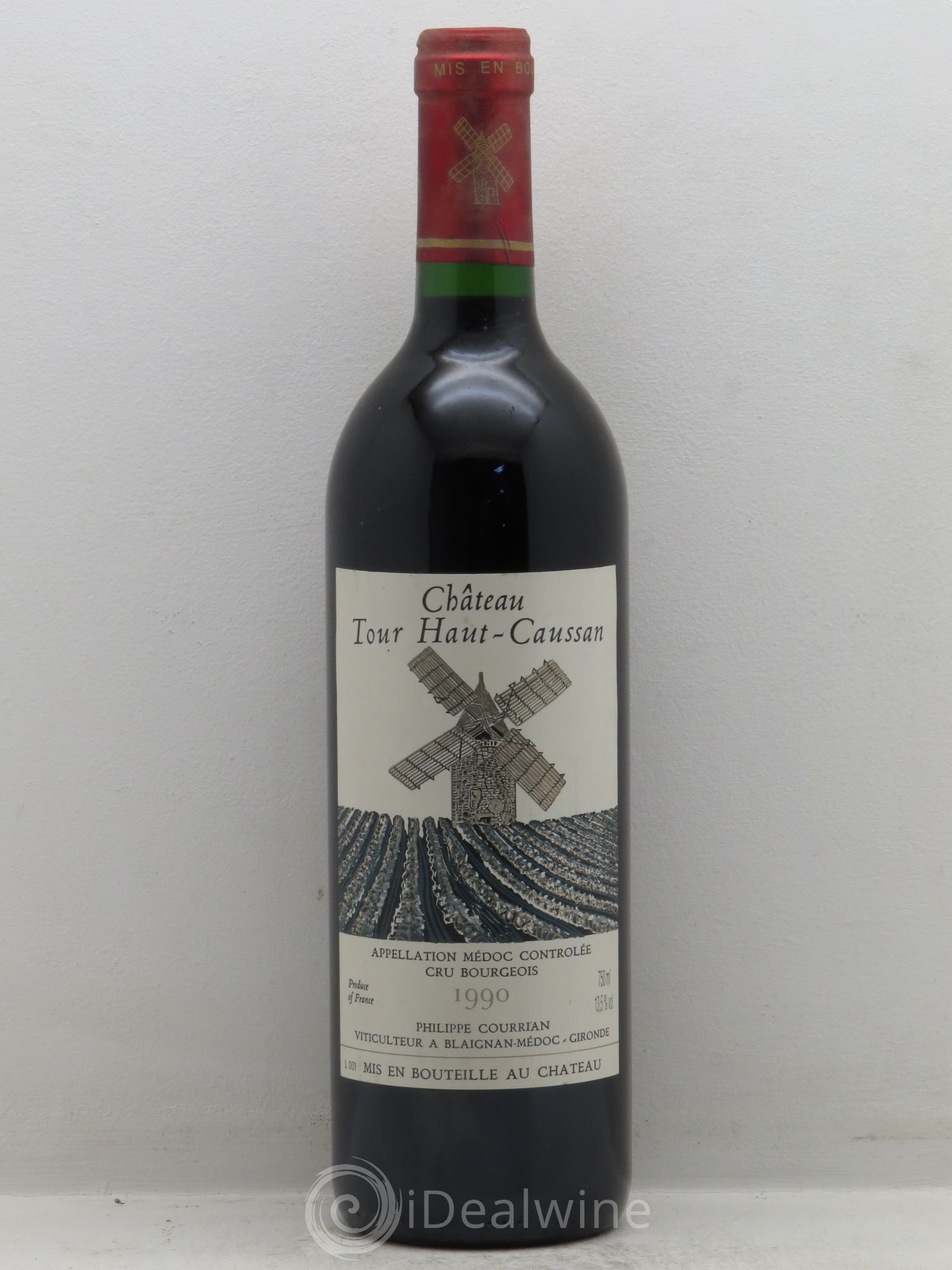 Château Tour Haut-Caussan Cru Bourgeois 1990 - Lot de 6 bouteilles - 0