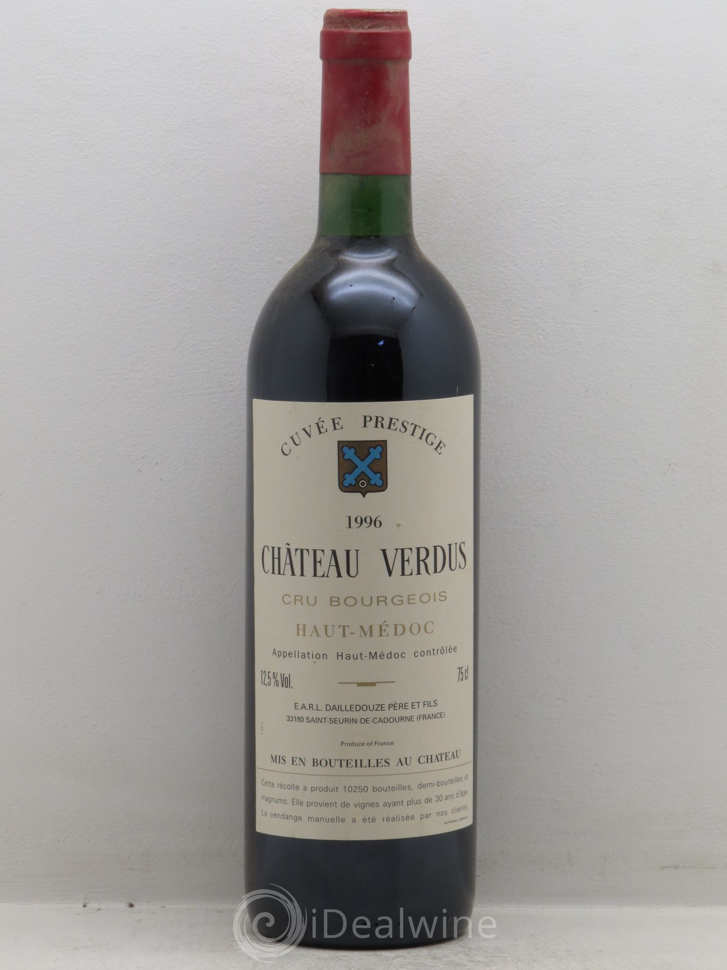 Haut Médoc Verdus Cuvée Prestige 1996 - Lot de 1 bouteille - 0