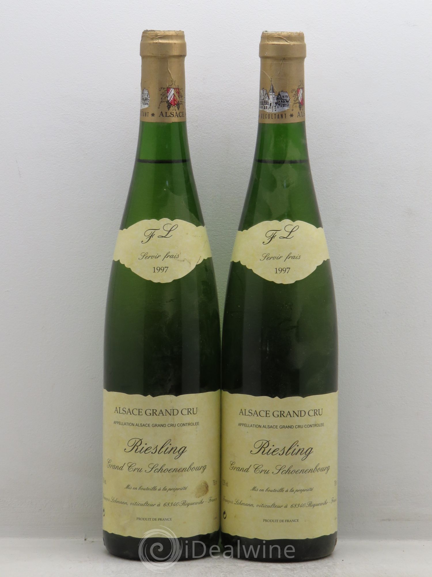 Riesling Grand Cru Schonenbourg F.Lehmann 1997 - Posten von 2 Flaschen - 0
