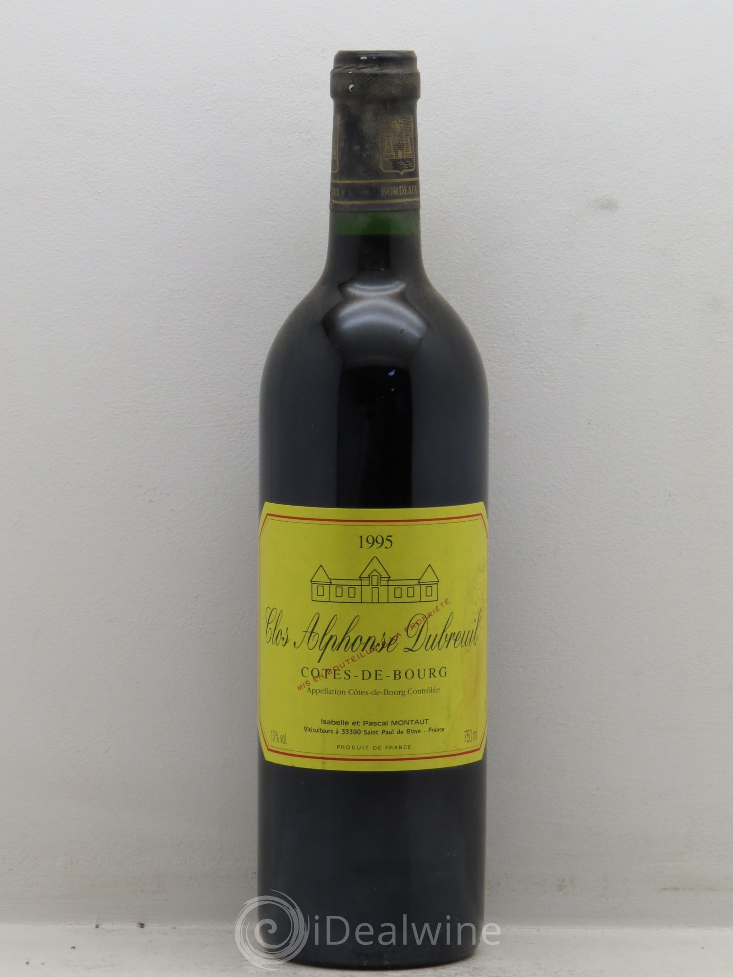 Côtes de Bourg Clos Alphonse Dubreuil 1995 - Posten von 6 Flaschen - 0