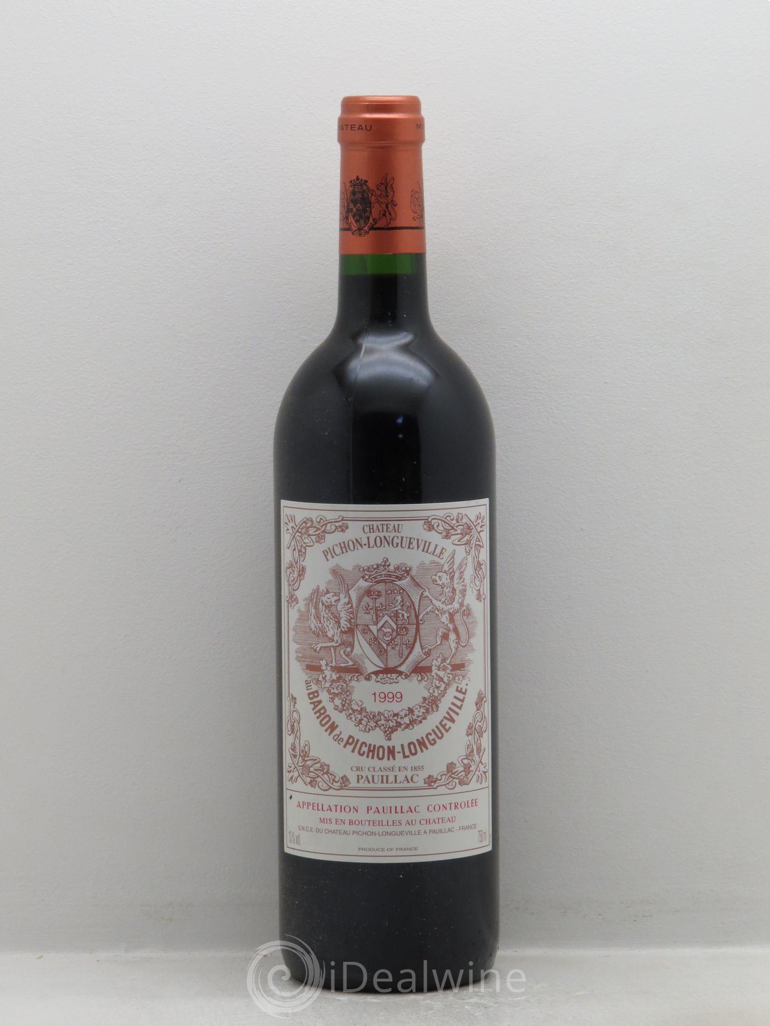 Pichon Longueville Baron 2ème Grand Cru Classé 1999 - Lot de 1 bouteille - 0