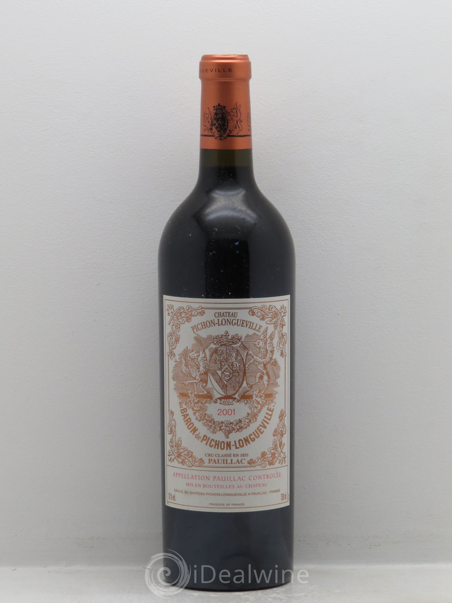 Pichon Longueville Baron 2ème Grand Cru Classé 2001 - Lot de 1 bouteille - 0